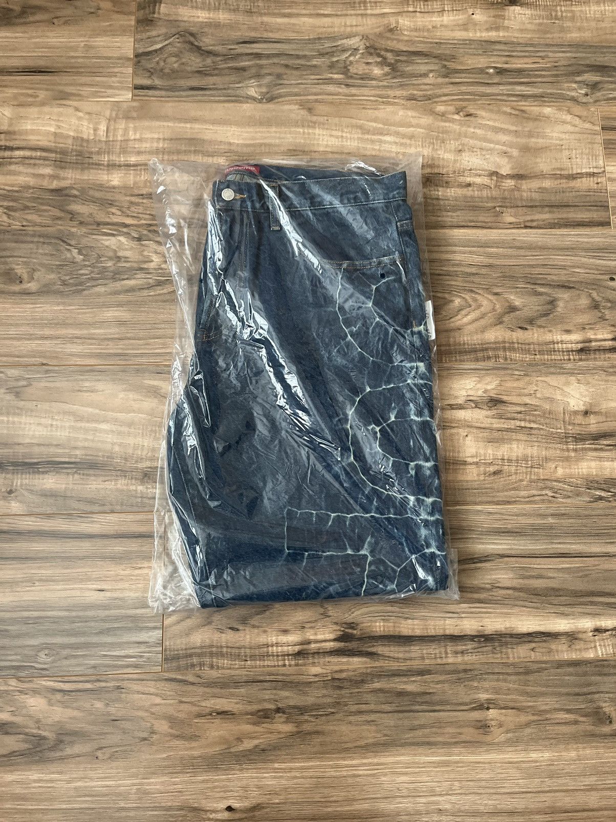 image of Supreme Shibori Loose Fit Jean in Indigo, Men's (Size 36)