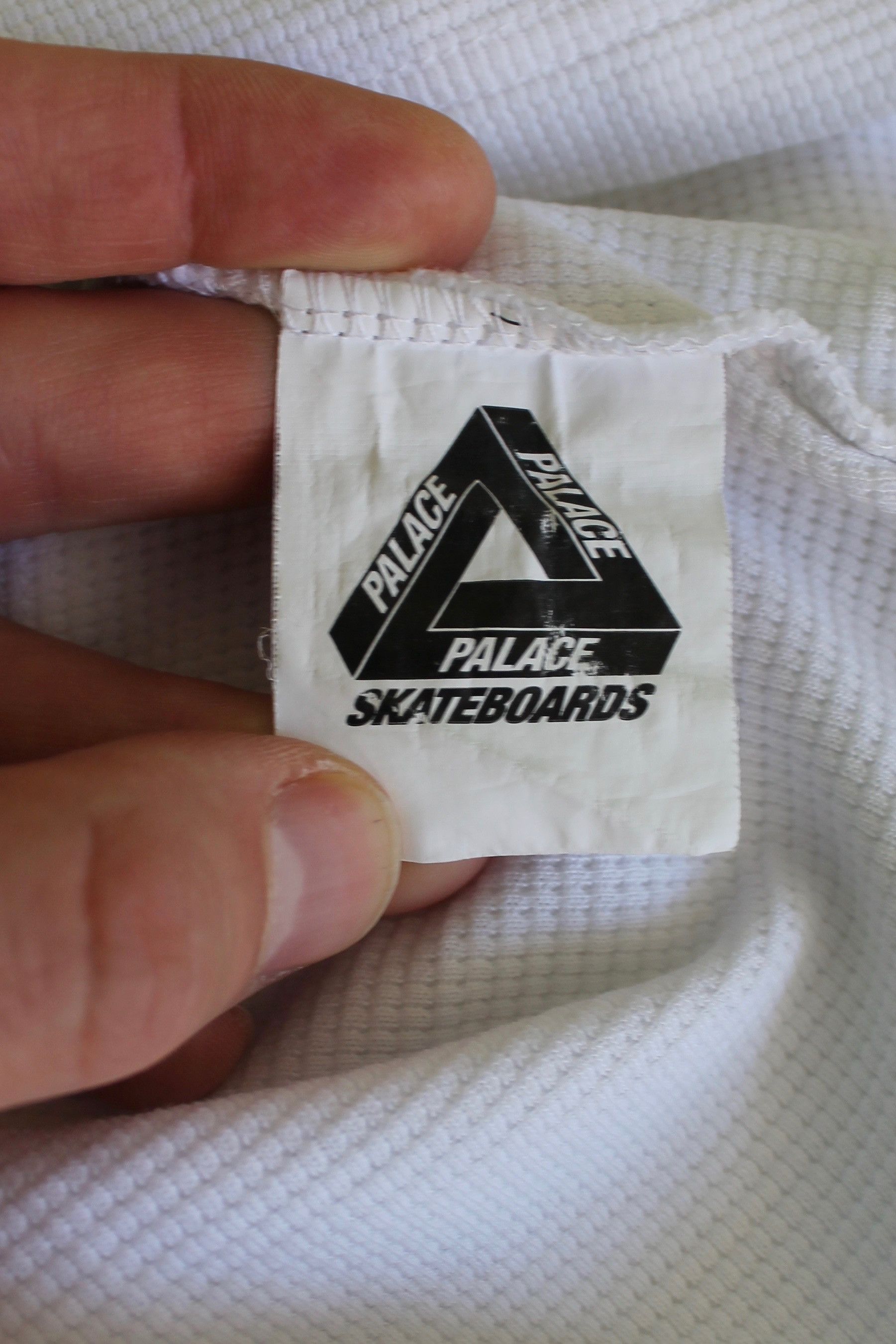 Palace PALACE Basically A WAFFLE T-Shirt White Skateboards Size US S / EU 44-46 / 1 - 11 Thumbnail