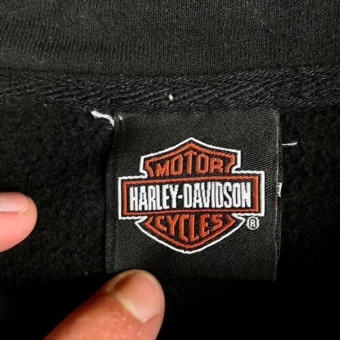 Band Tees × Harley Davidson × Vintage Hoodies Vintage Harley Davidson Westpoint Full Zip Size M Size US M / EU 48-50 / 2 - 5 Thumbnail