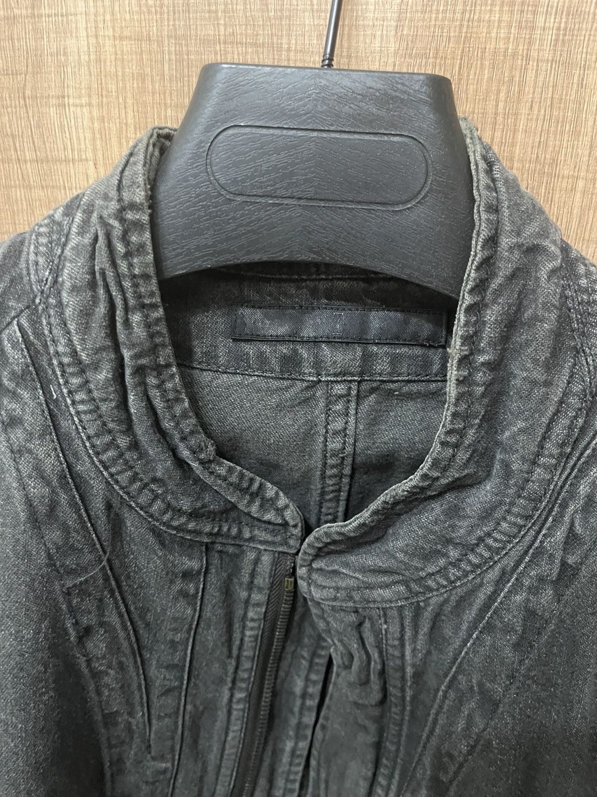 Julius Julius 7 FW12 grey denim biker jacket sz 2 Size US S / EU 44-46 / 1 - 4 Thumbnail