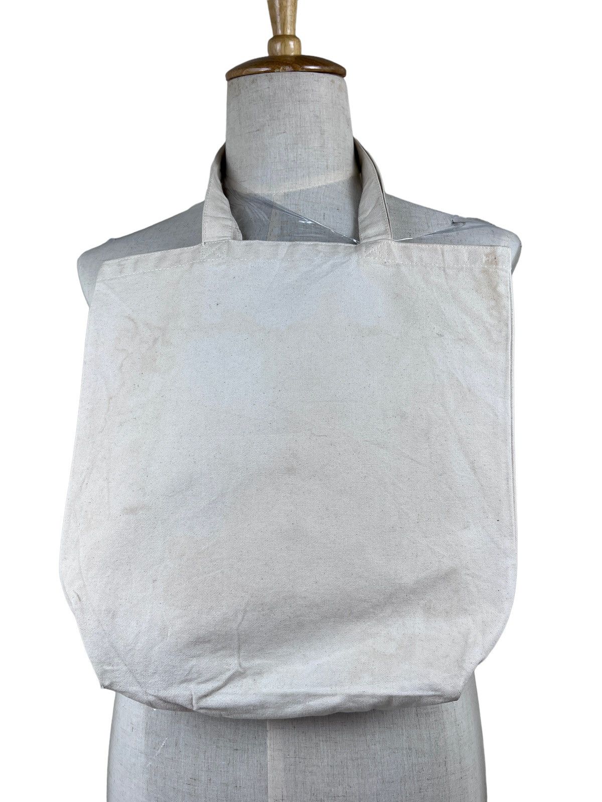 Vintage Vintage Smiley Canvas Tote Bag Size ONE SIZE - 3 Thumbnail