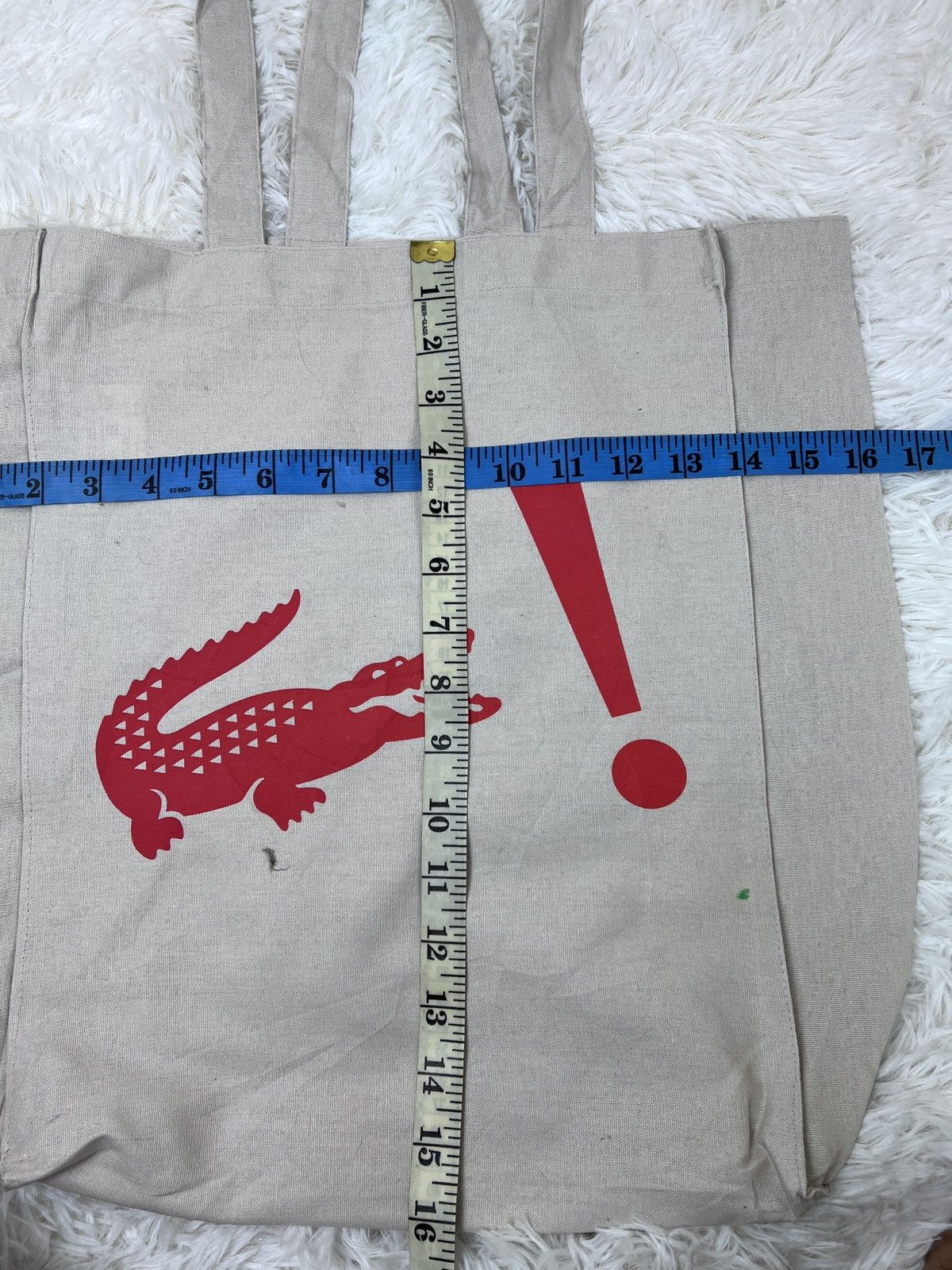 Lacoste Lacoste Live Spell Out Canvas Totebag Size ONE SIZE - 4 Thumbnail