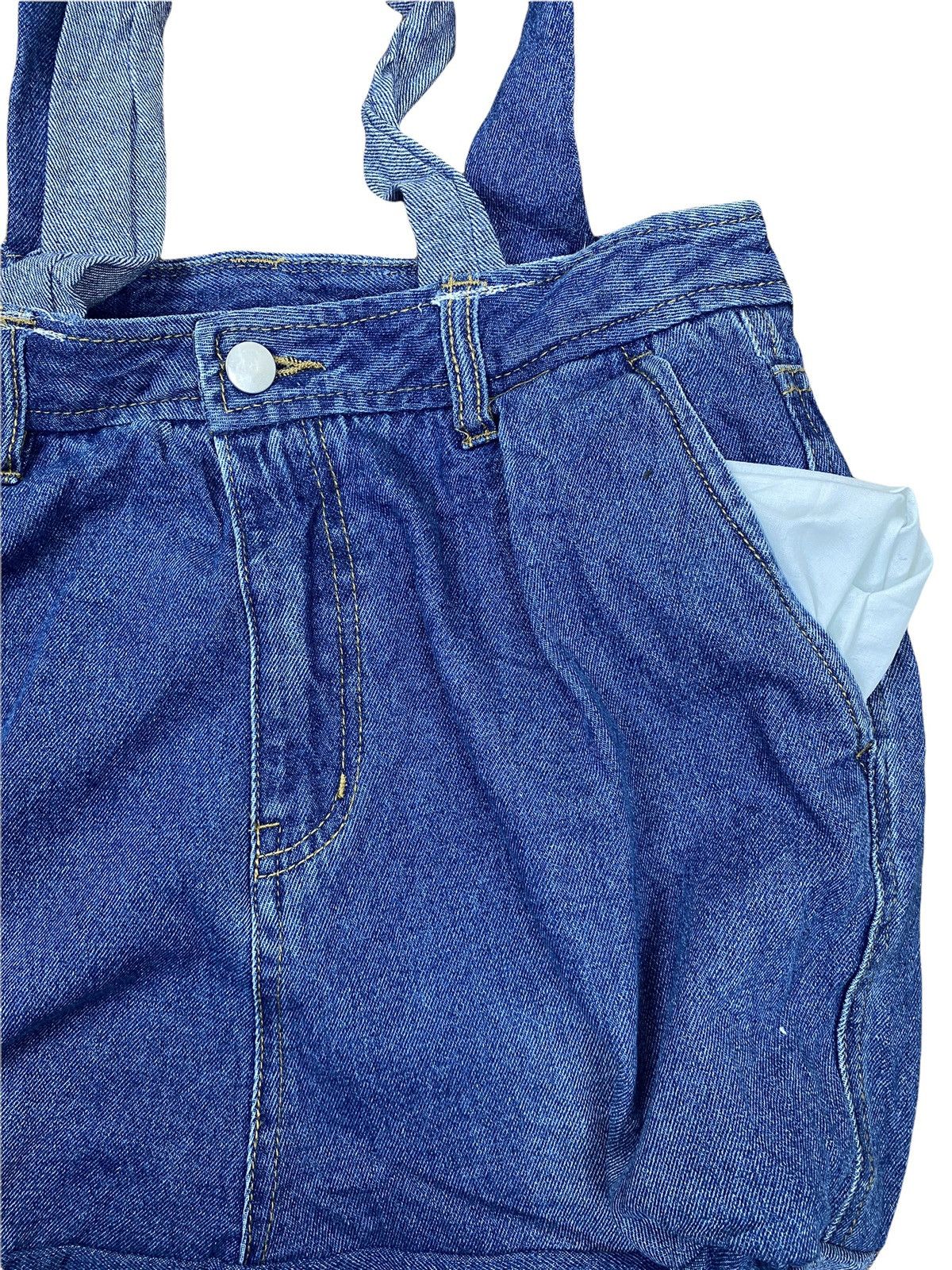 Japanese Brand Denim Jeans Tote Bag Custom Size ONE SIZE - 4 Thumbnail
