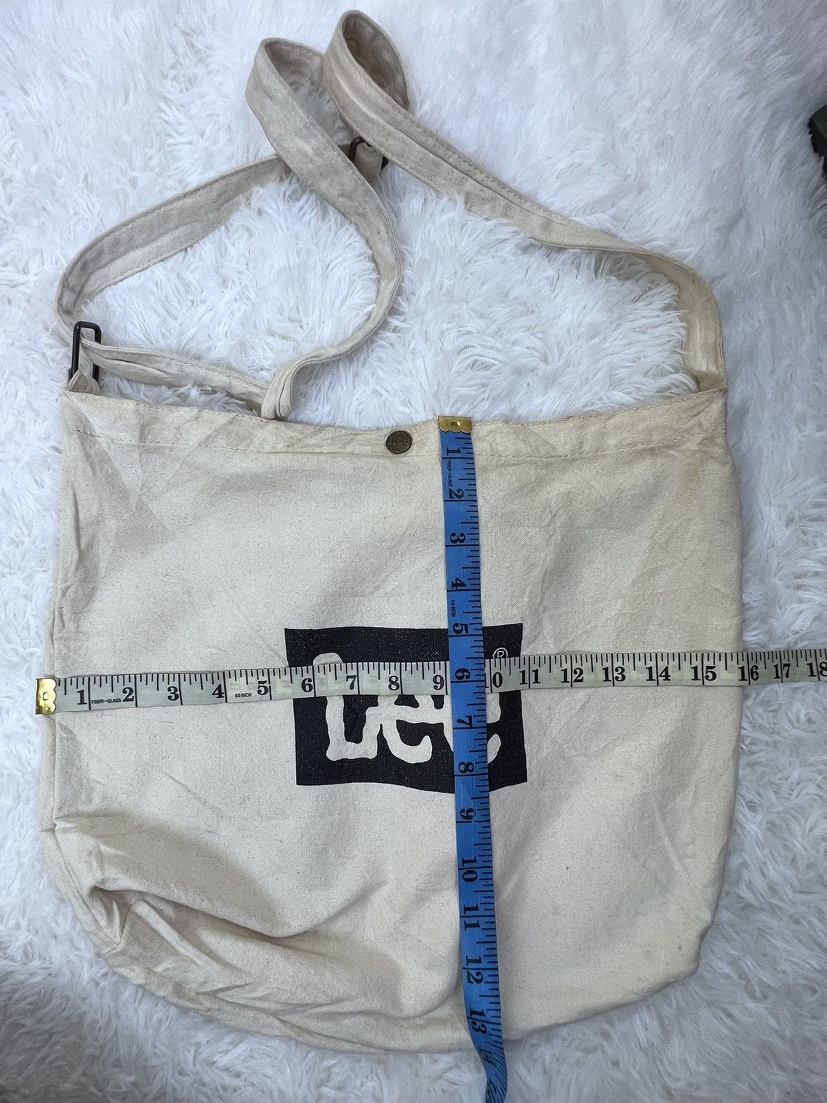 Lee Vintage LEE Big Logo Canvas Sling Bag Size ONE SIZE - 6 Thumbnail