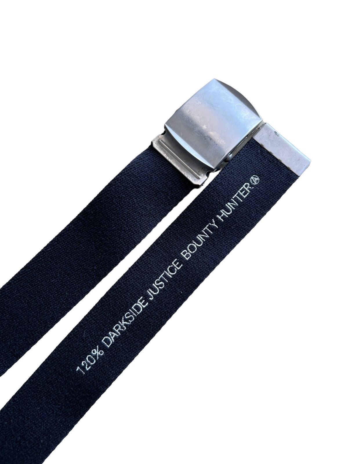 Bounty Hunter GRAIL🔥90s Bounty Hunter 100% Darkside Justice Canvas Belt Size ONE SIZE - 1 Thumbnail