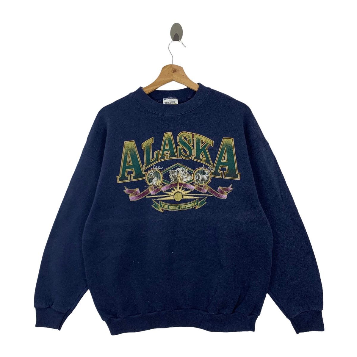 Vintage Vintage 90s Alaska The Great Outdoor Pullover Jumper Sweater Size US L / EU 52-54 / 3 - 1 Thumbnail