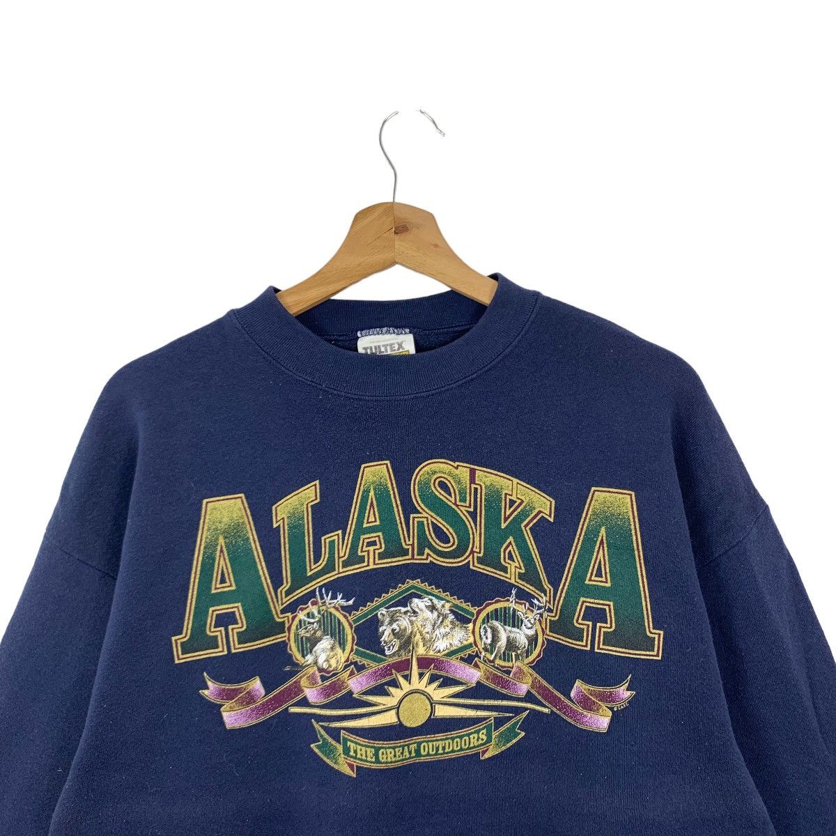 Vintage Vintage 90s Alaska The Great Outdoor Pullover Jumper Sweater Size US L / EU 52-54 / 3 - 2 Thumbnail