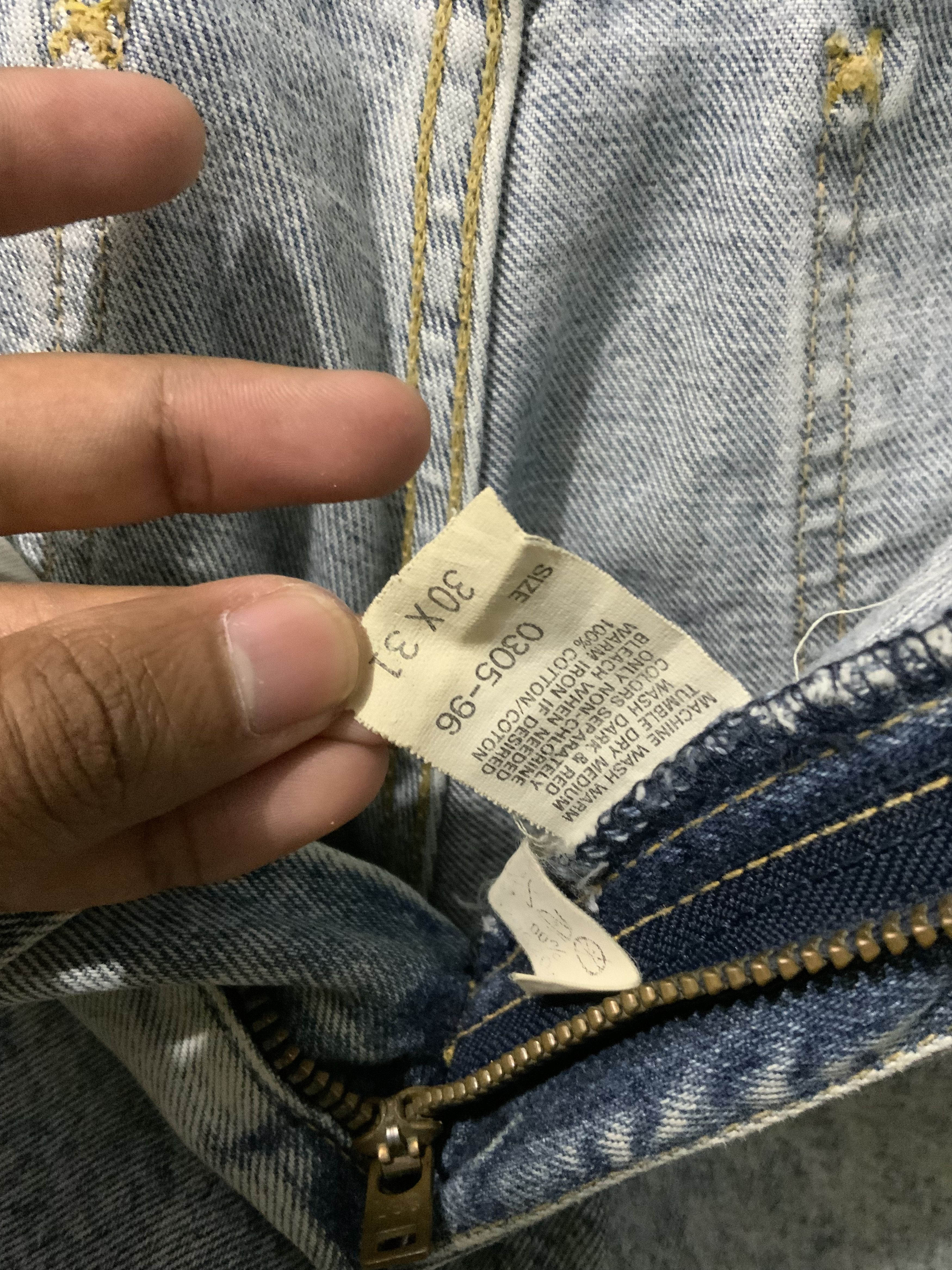 Lee Vintage 90s Lee Riders Japan Scovil Denim Size US 30 / EU 46 - 16 Thumbnail
