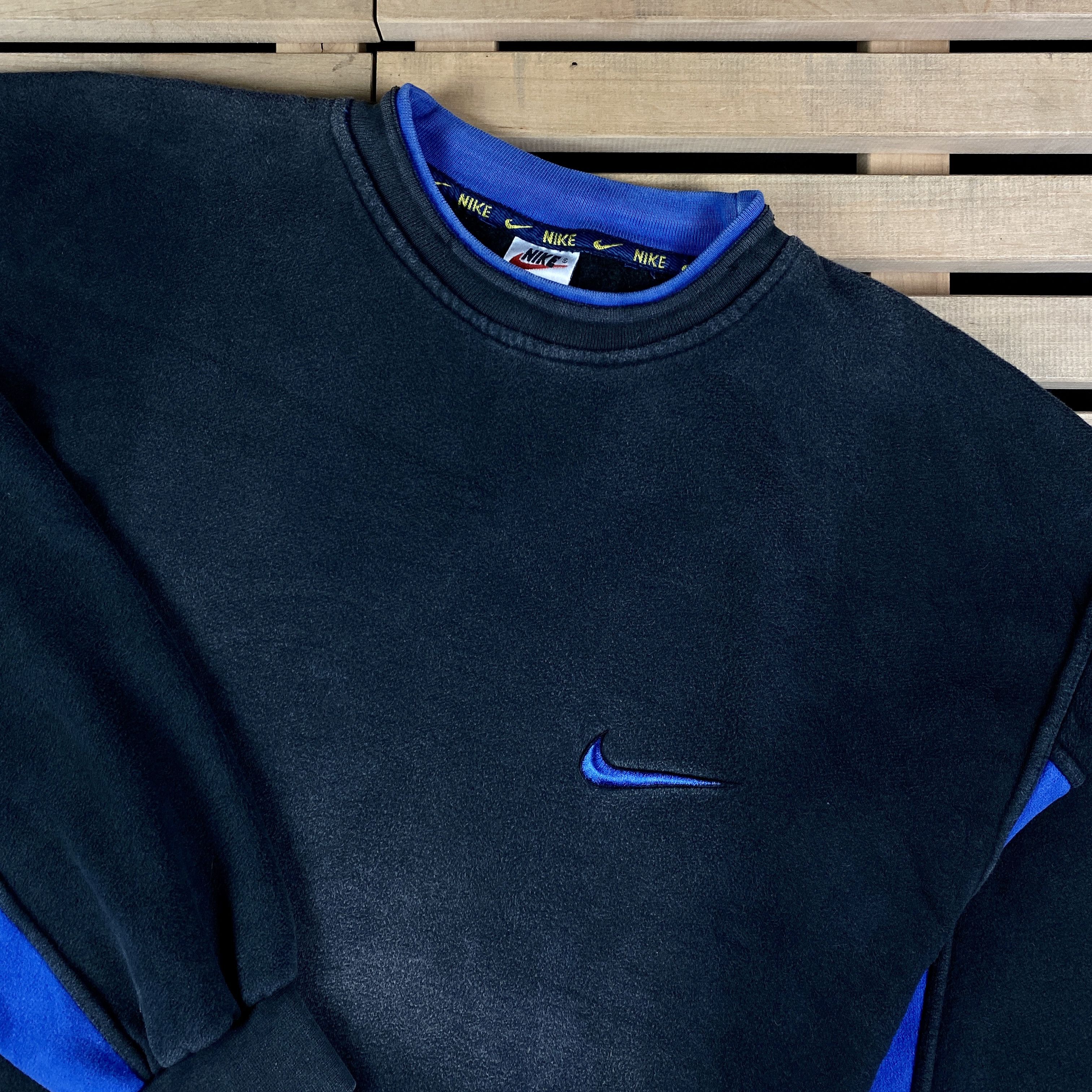 Nike × Vintage Mens Sweatshirt Nike Vintage Swoosh Size M Size US M / EU 48-50 / 2 - 2 Thumbnail