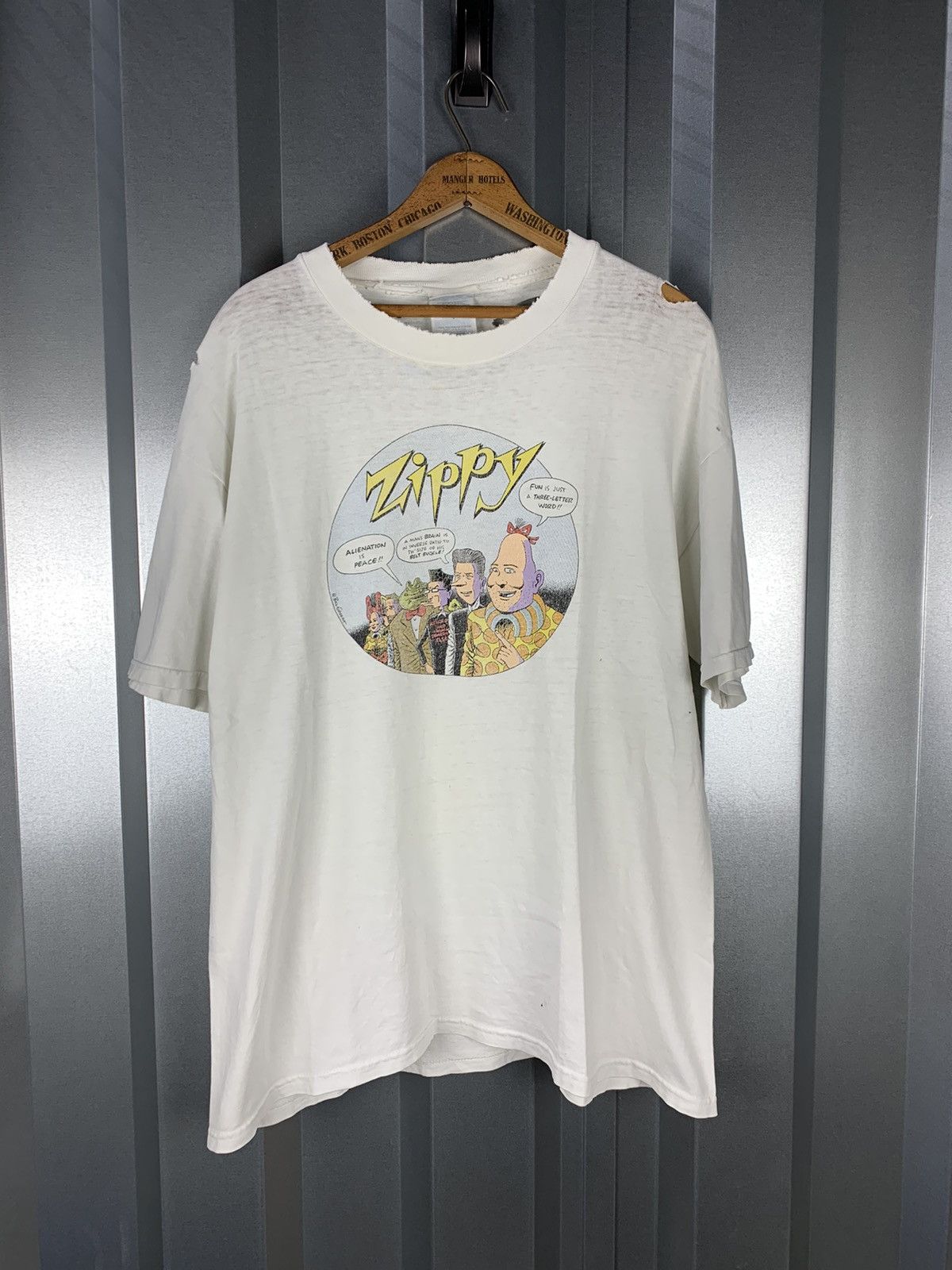 Vintage Vintage Zippy The Pinhead Bill Griffith Comic Strip T-Shirt ...