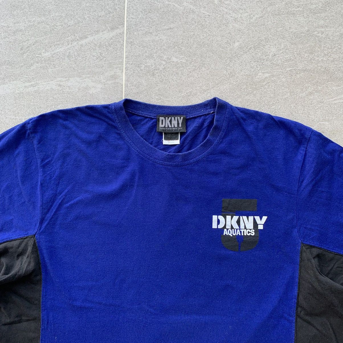 DKNY × Donna Karan vintage DONNA KARAN NEW YORK t shirt spell out logo.. Size US M / EU 48-50 / 2 - 5 Thumbnail