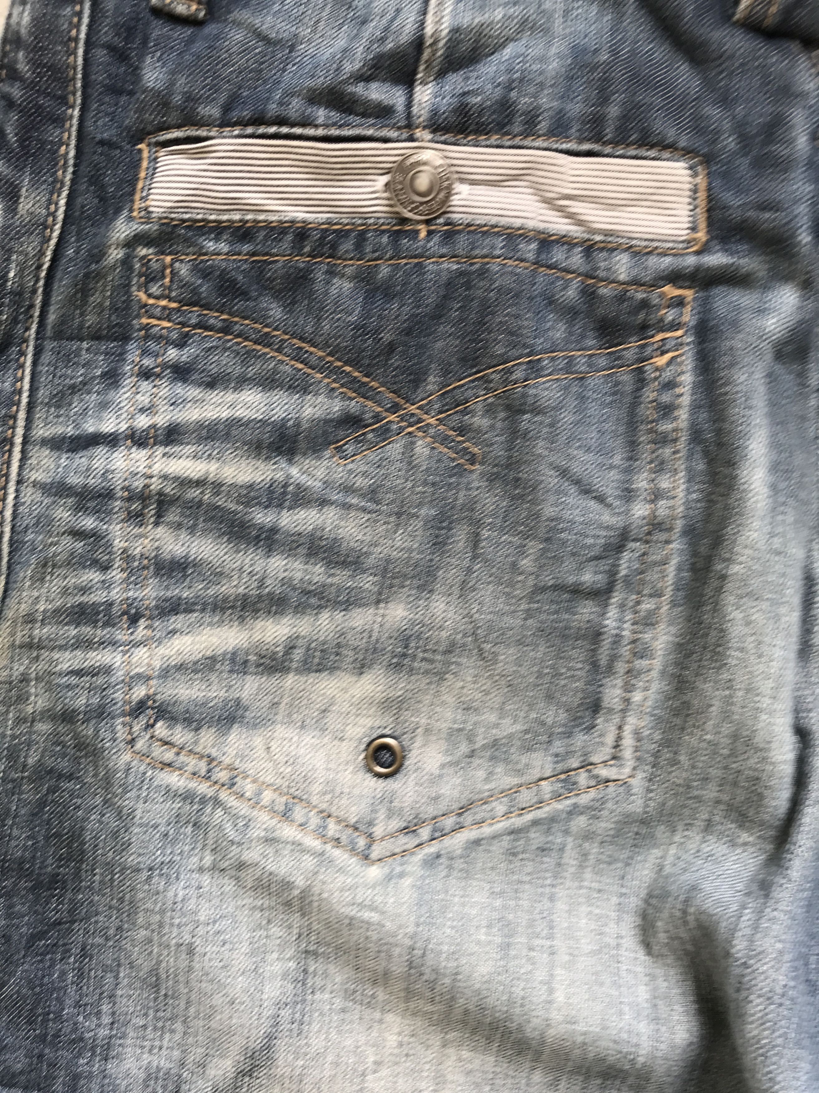 Japanese Brand × PPFM D43-PPFM Japan Cropped Distressed Denim Size US 30 / EU 46 - 17 Thumbnail