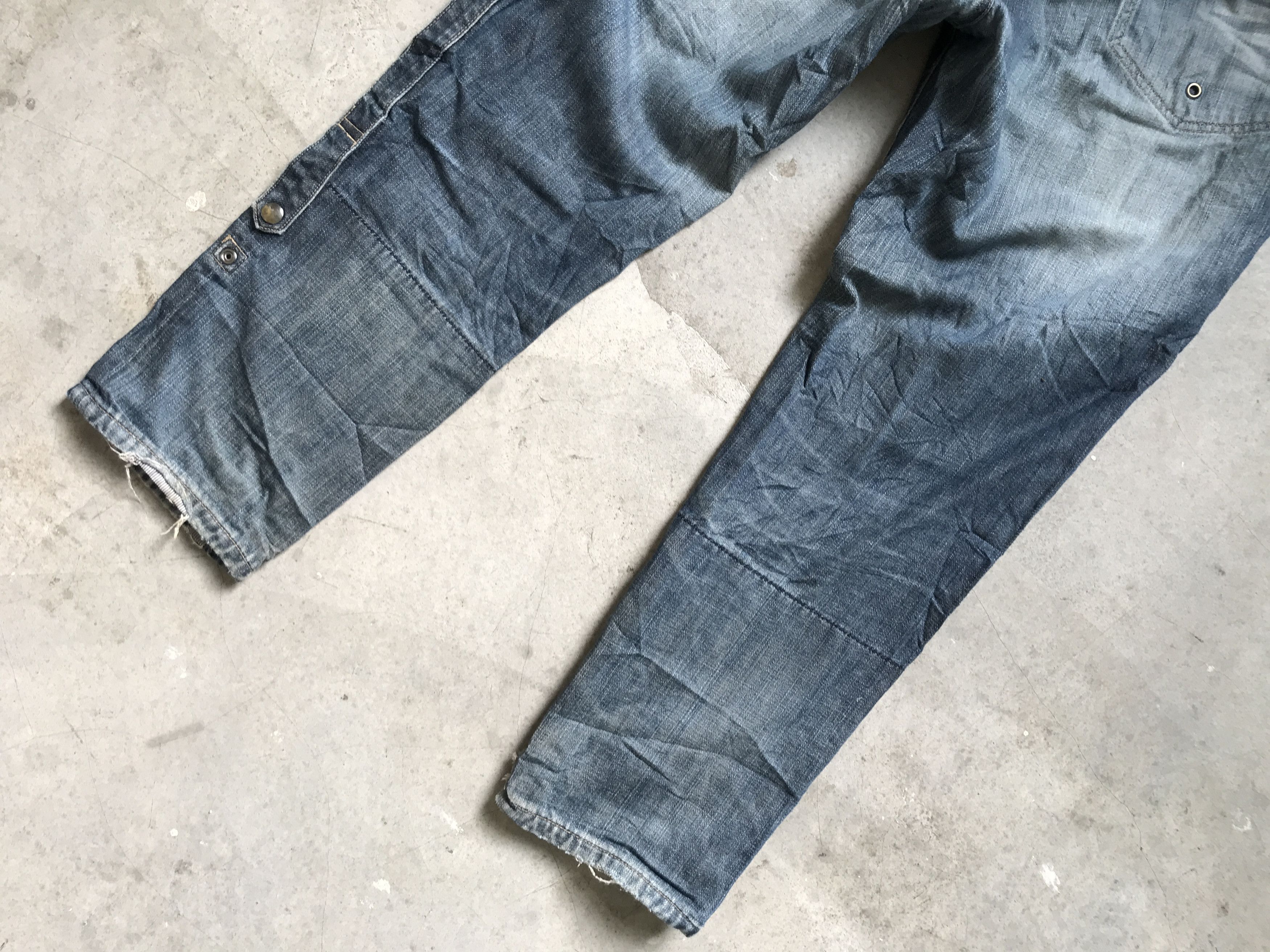 Japanese Brand × PPFM D43-PPFM Japan Cropped Distressed Denim Size US 30 / EU 46 - 11 Thumbnail