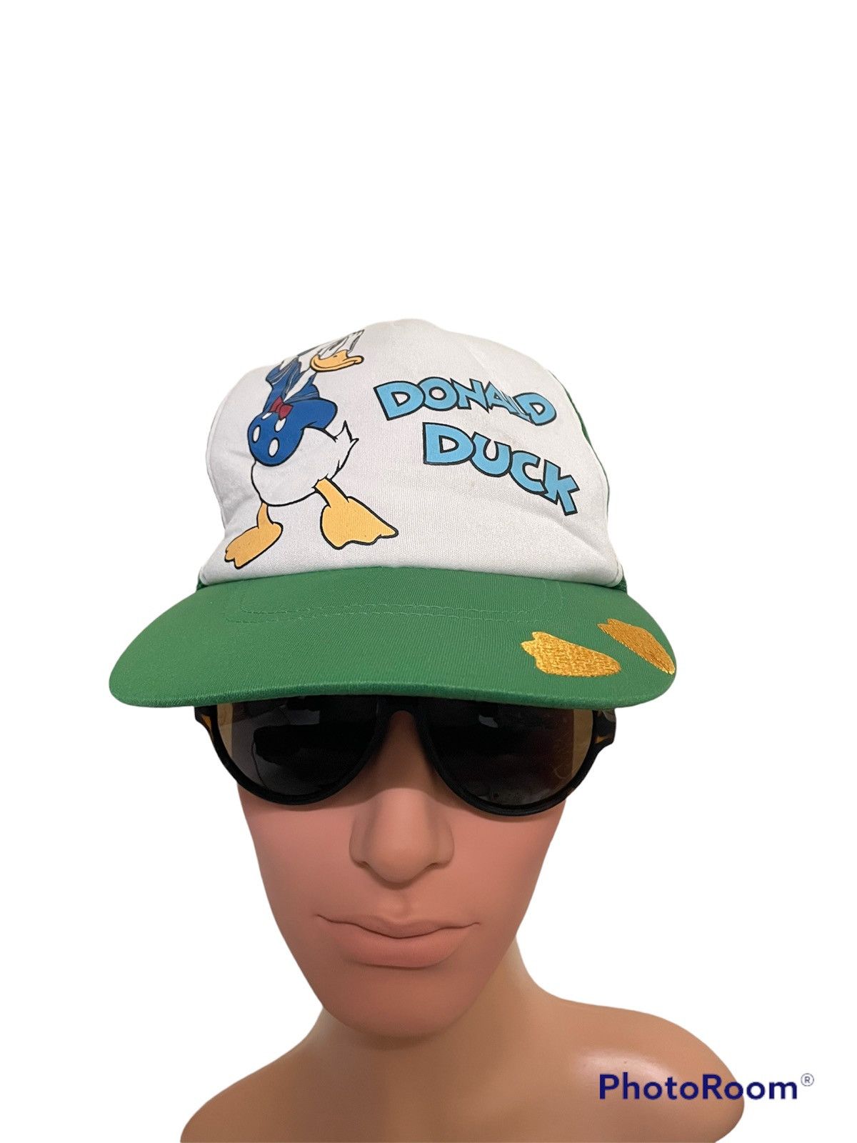 Vintage Vintage Trucker Hat Donald Duck Size ONE SIZE - 2 Thumbnail