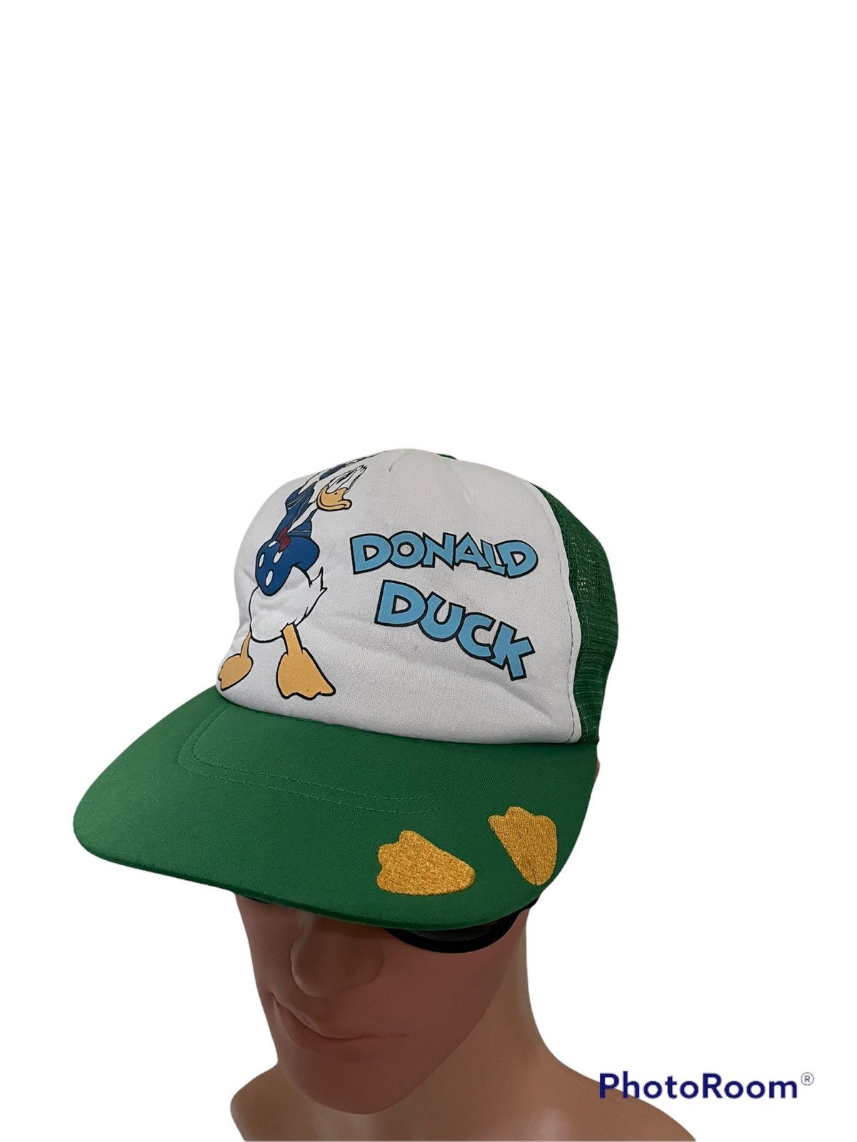 Vintage Vintage Trucker Hat Donald Duck Size ONE SIZE - 4 Thumbnail