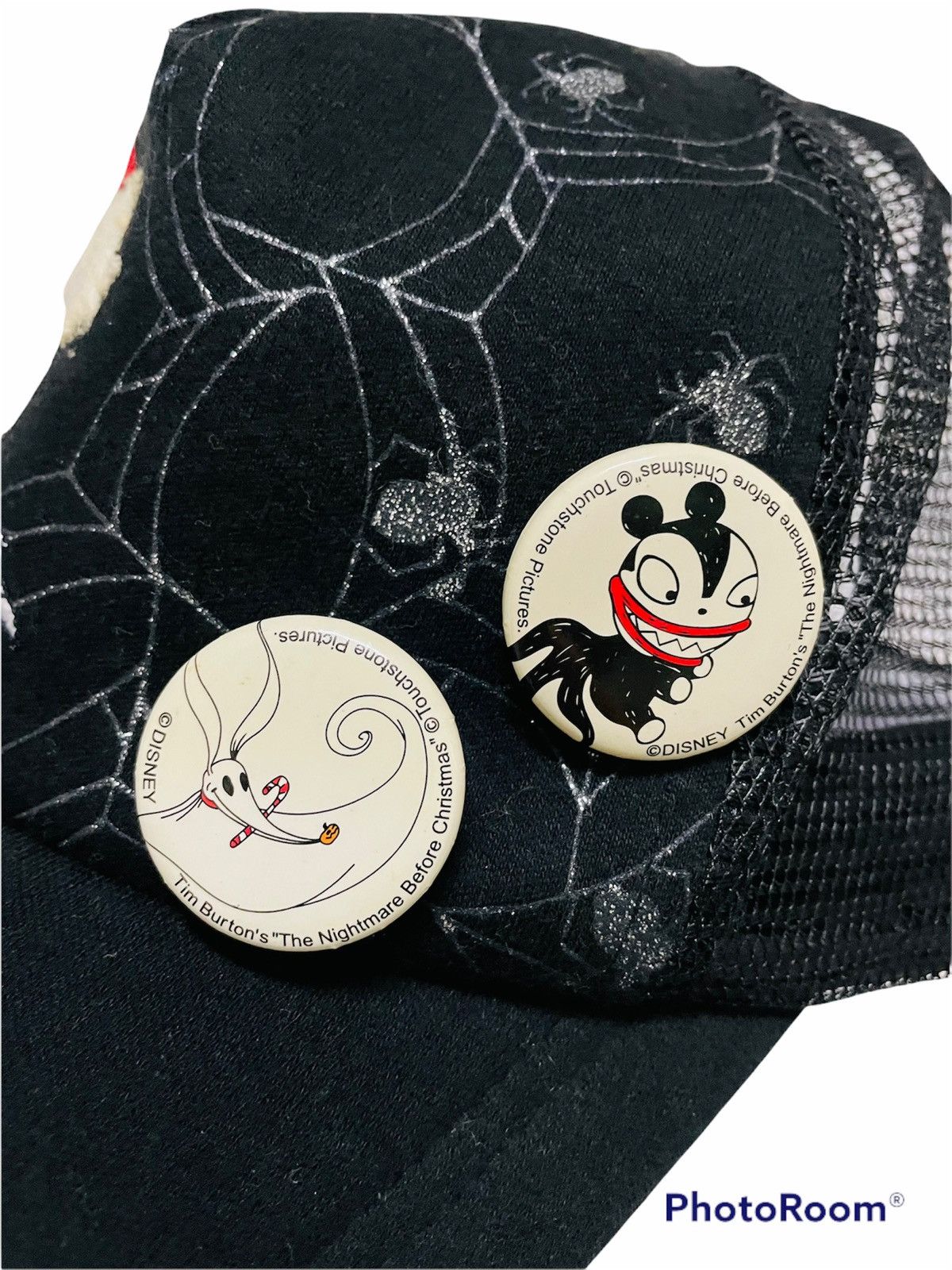 Vintage Trucker Hat Movie The Haunted Mansion Holiday Nightmare Size ONE SIZE - 14 Thumbnail