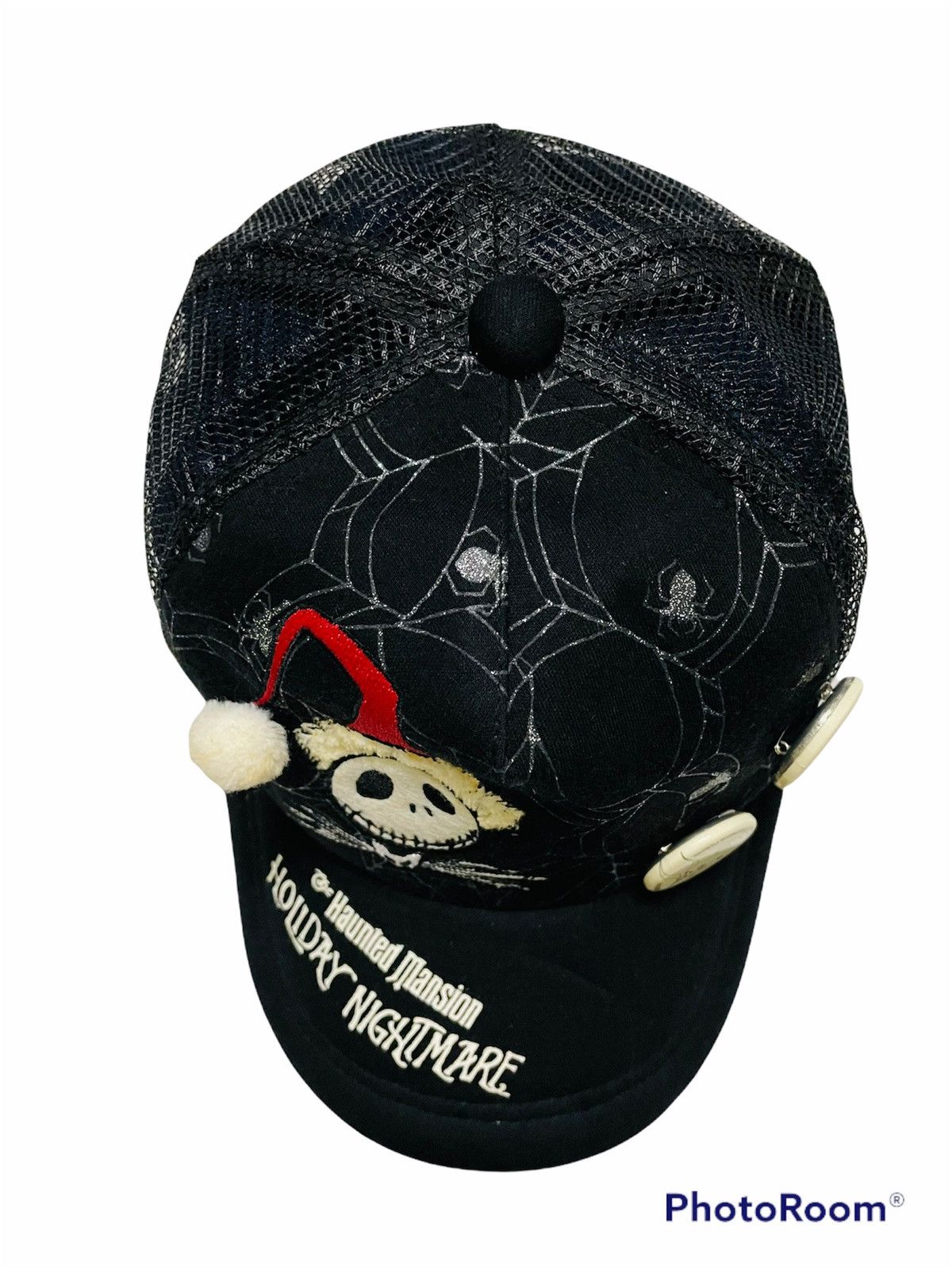 Vintage Trucker Hat Movie The Haunted Mansion Holiday Nightmare Size ONE SIZE - 3 Thumbnail