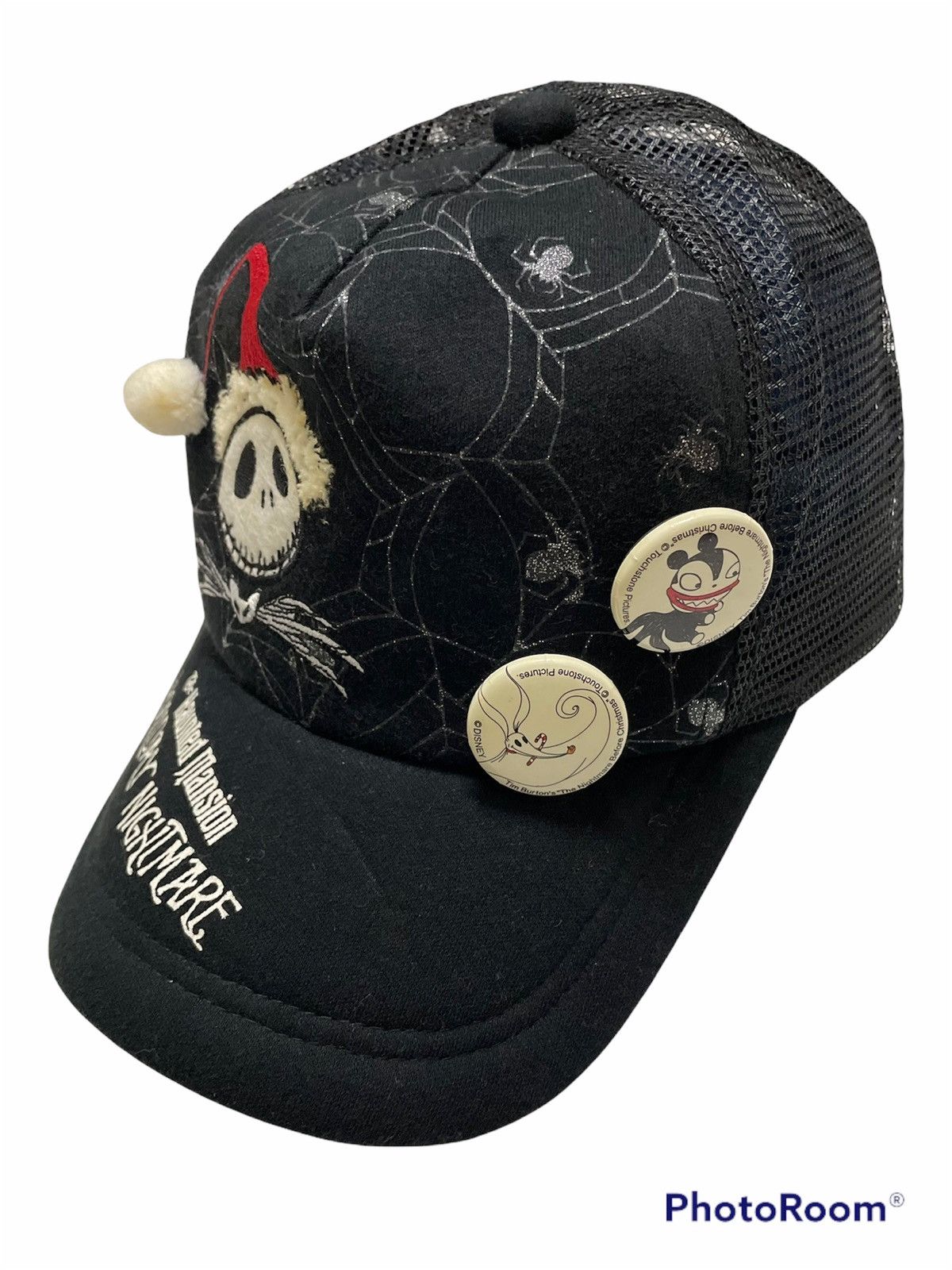 Vintage Trucker Hat Movie The Haunted Mansion Holiday Nightmare Size ONE SIZE - 4 Thumbnail