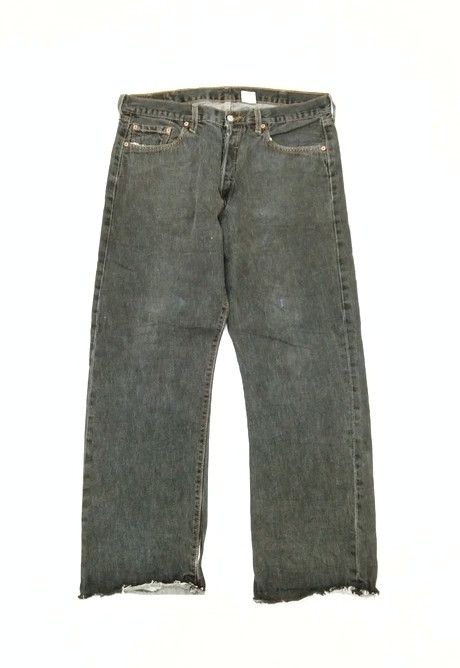 Levi's × Vintage Vintage Levis 501 Straight Leg Distressed Jeans 38x30 Size US 38 / EU 54 - 1 Thumbnail