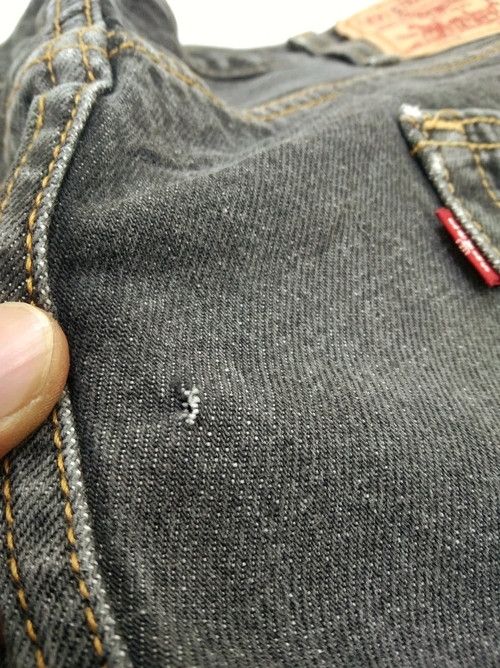 Levi's × Vintage Vintage Levis 501 Straight Leg Distressed Jeans 38x30 Size US 38 / EU 54 - 6 Thumbnail