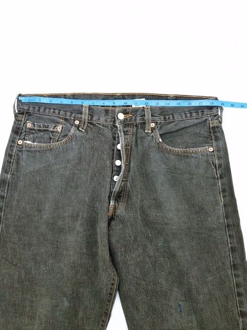 Levi's × Vintage Vintage Levis 501 Straight Leg Distressed Jeans 38x30 Size US 38 / EU 54 - 9 Thumbnail