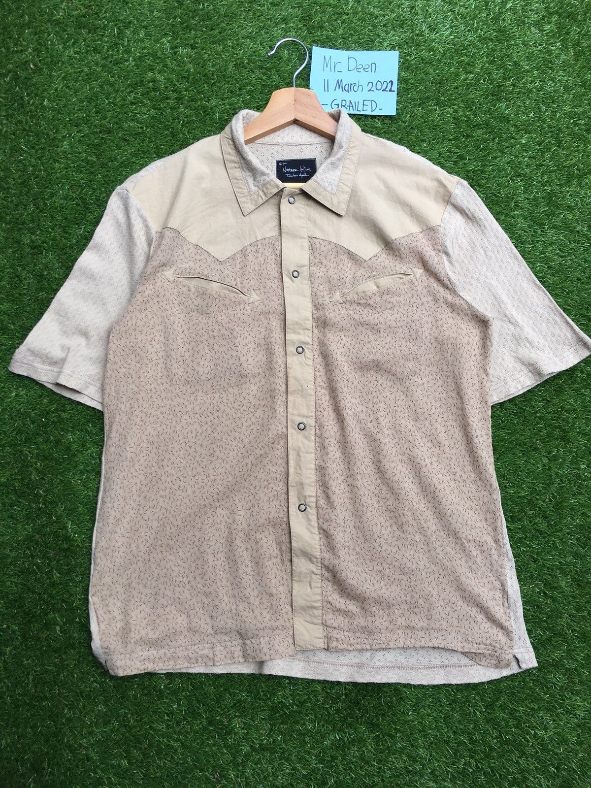 Number (N)ine SS04 RARE! Number Nine Western Snap Button Ups Size US M / EU 48-50 / 2 - 4 Thumbnail