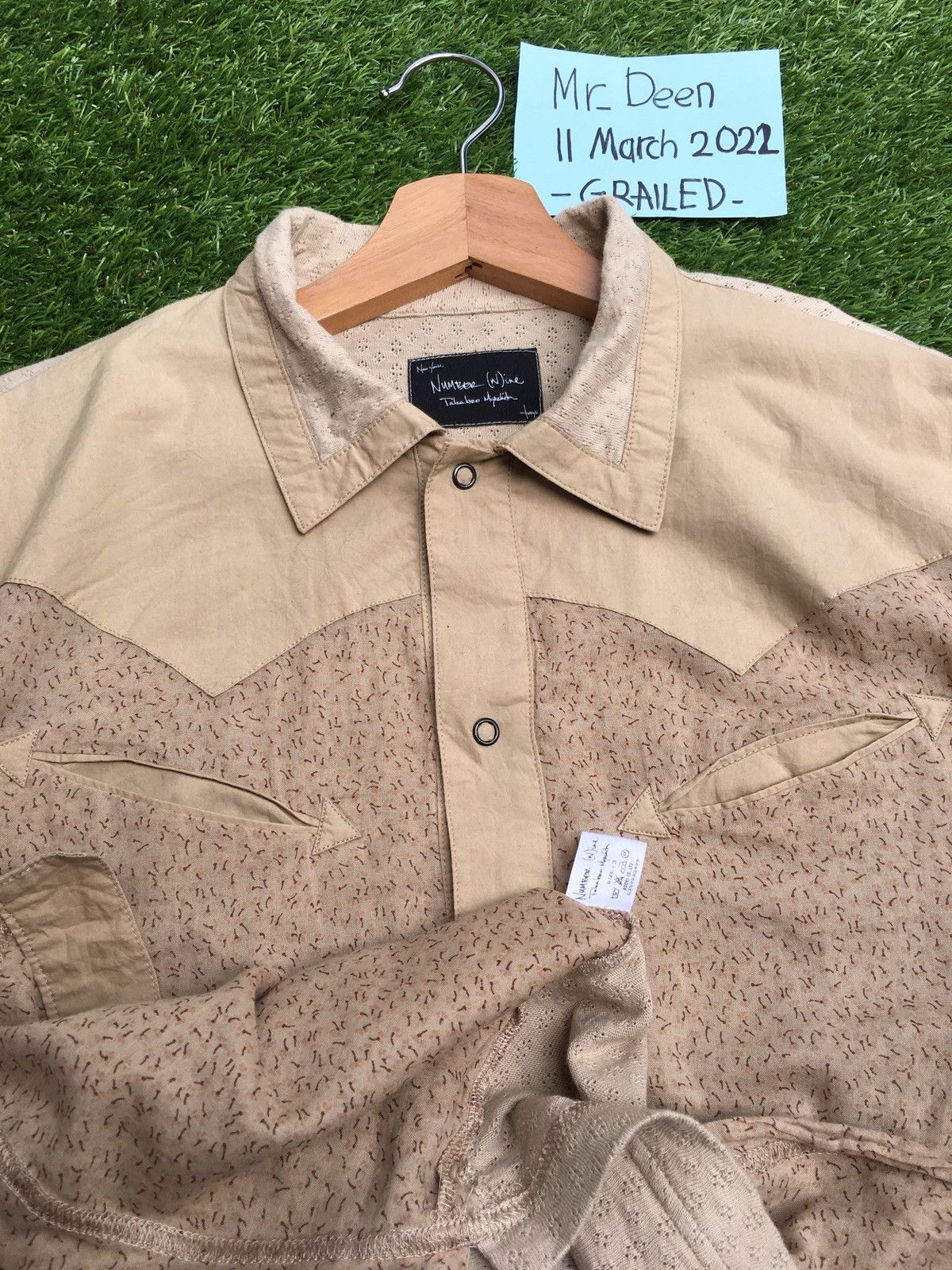 Number (N)ine SS04 RARE! Number Nine Western Snap Button Ups Size US M / EU 48-50 / 2 - 9 Thumbnail