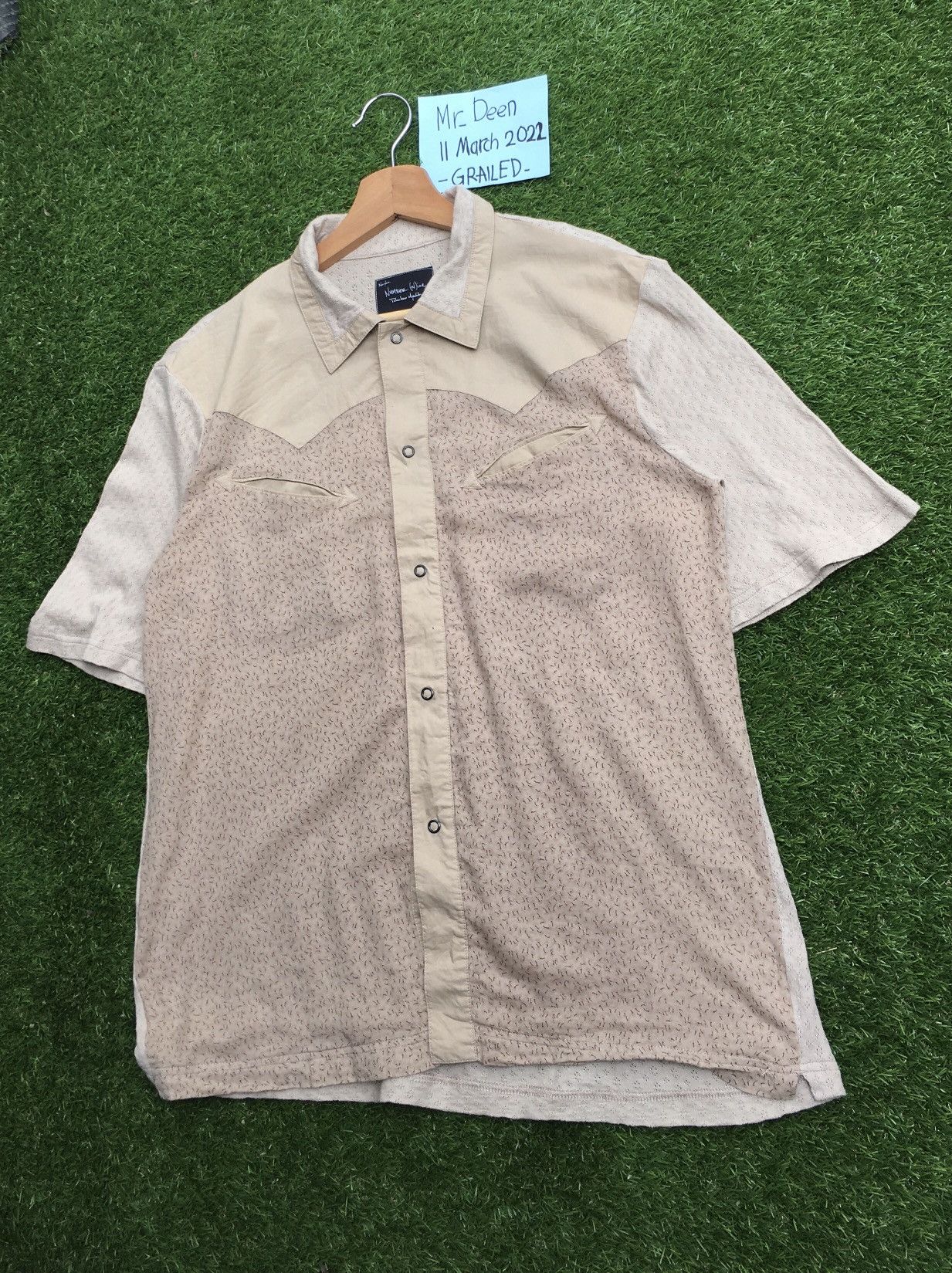 Number (N)ine SS04 RARE! Number Nine Western Snap Button Ups Size US M / EU 48-50 / 2 - 3 Thumbnail