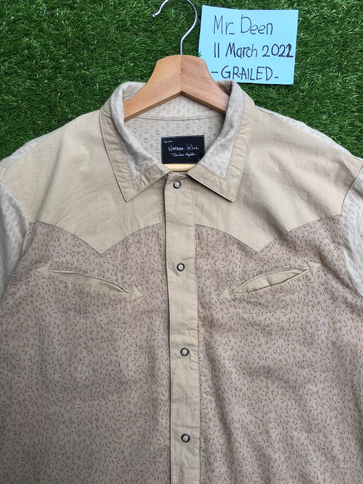 Number (N)ine SS04 RARE! Number Nine Western Snap Button Ups Size US M / EU 48-50 / 2 - 6 Thumbnail