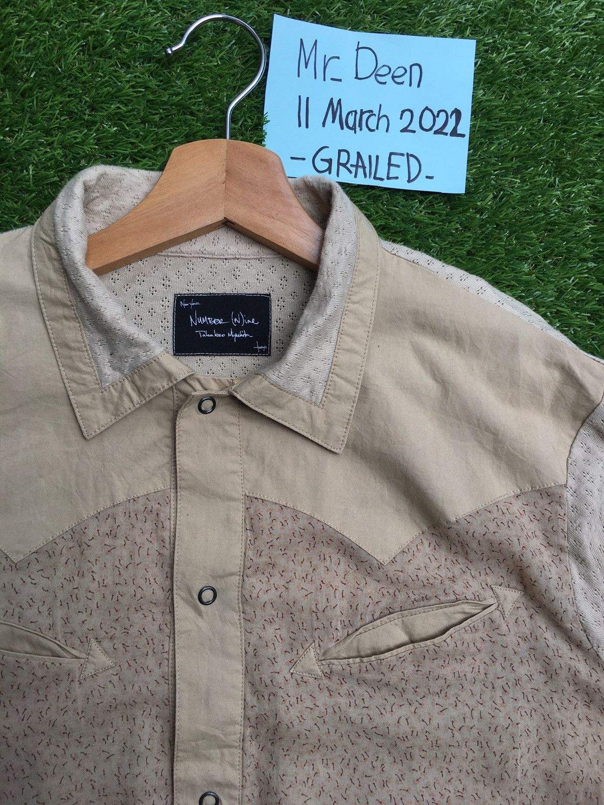 Number (N)ine SS04 RARE! Number Nine Western Snap Button Ups Size US M / EU 48-50 / 2 - 7 Thumbnail