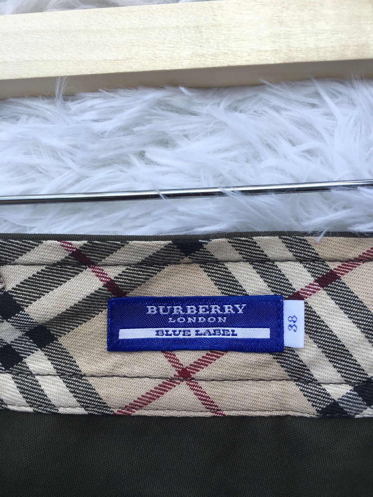 Burberry Rare Vintage Burberry Army Green Short Skirt Size 29" - 7 Thumbnail