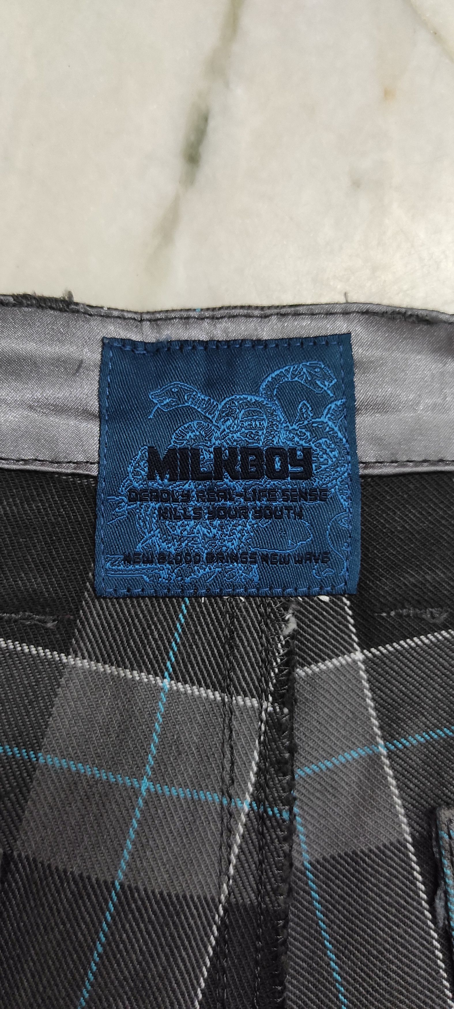 Japanese Brand Archive 90's MILKBOY SID TROUSERS Size US 31 - 3 Thumbnail