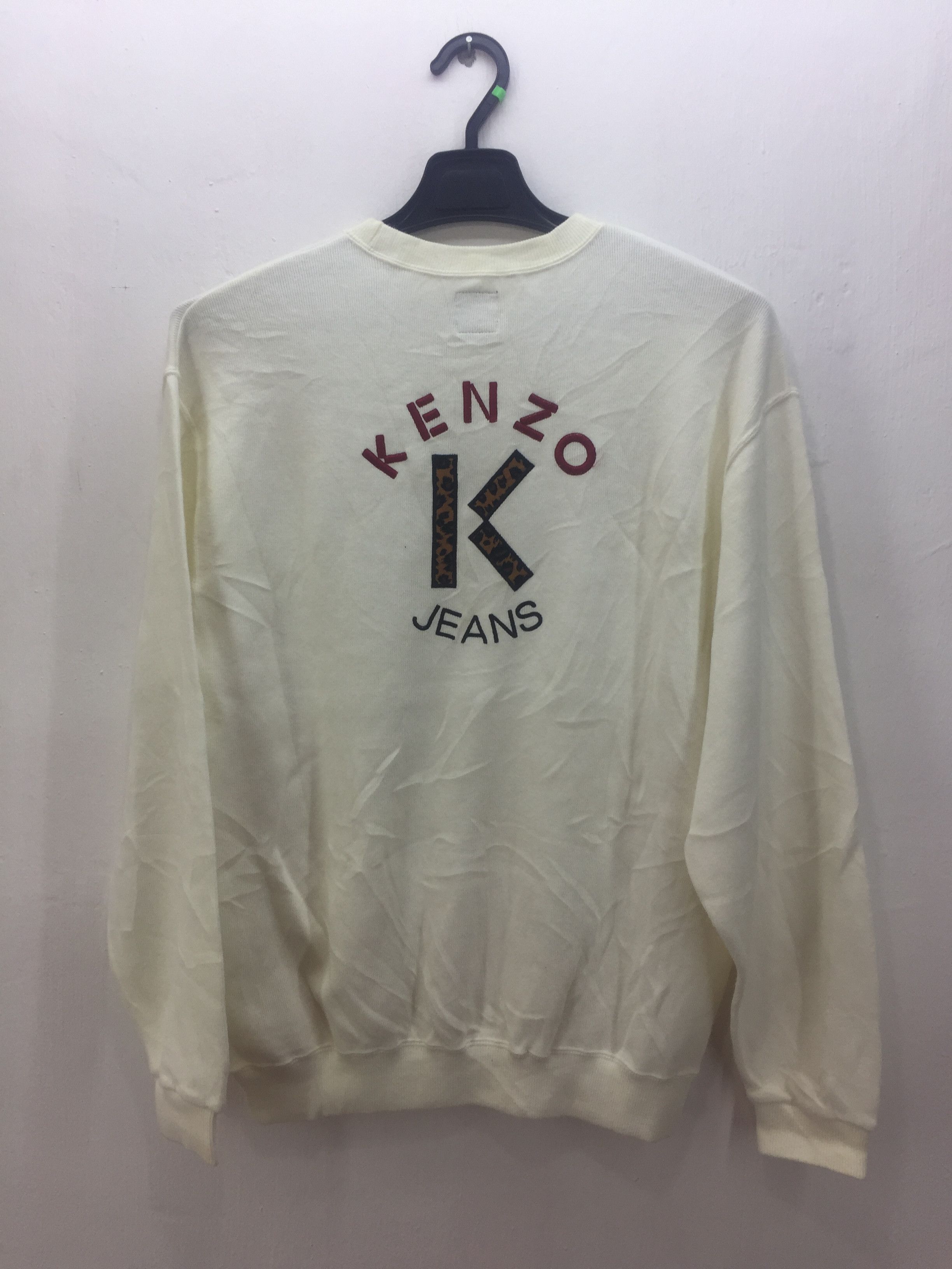 Kenzo KENZO JEANS SPELL OUT SWEATSHIRT MADE IN JAPAN Size US M / EU 48-50 / 2 - 1 Thumbnail
