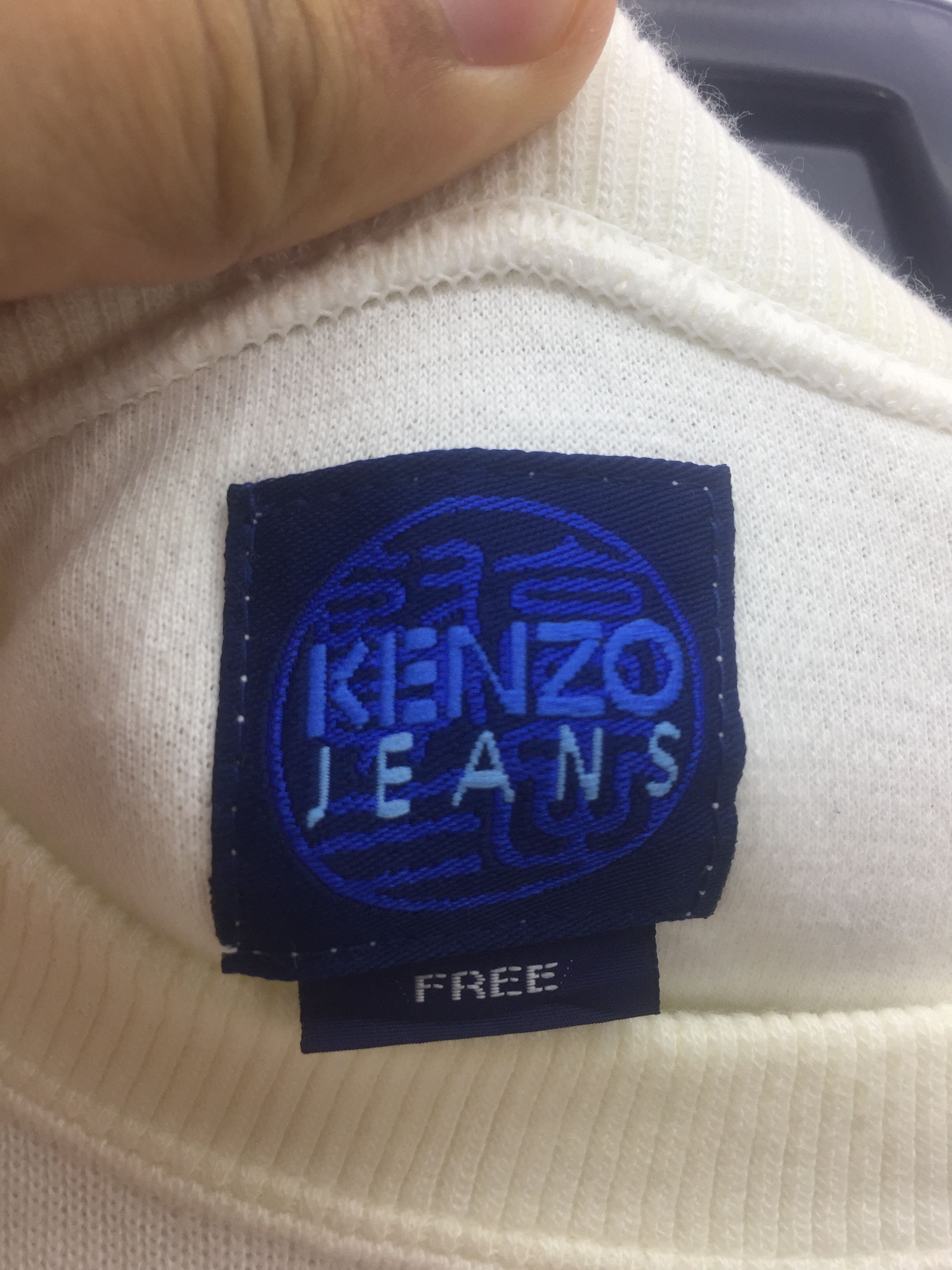 Kenzo KENZO JEANS SPELL OUT SWEATSHIRT MADE IN JAPAN Size US M / EU 48-50 / 2 - 5 Thumbnail