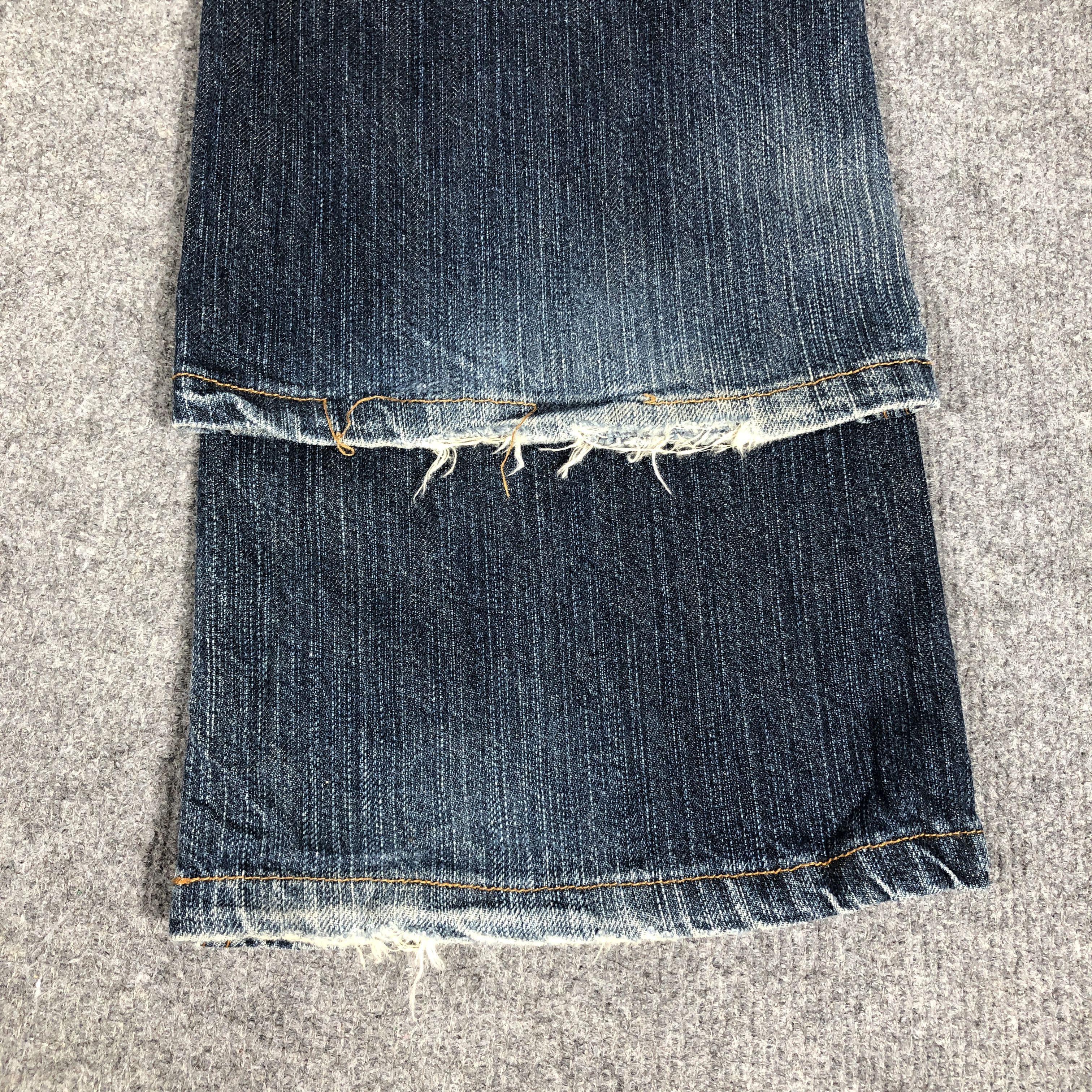 Edwin × Vintage Vintage Edwin 421XVS Distress Jeans L1175 Size US 30 / EU 46 - 7 Thumbnail