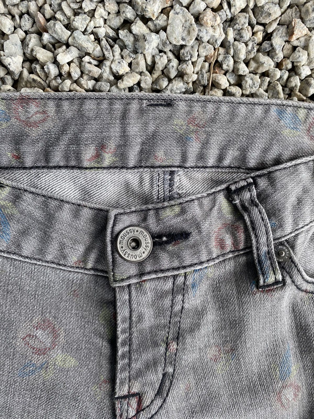 MOUSSY Moussy Jeans Overprint Size 30" / US 8 / IT 44 - 7 Thumbnail