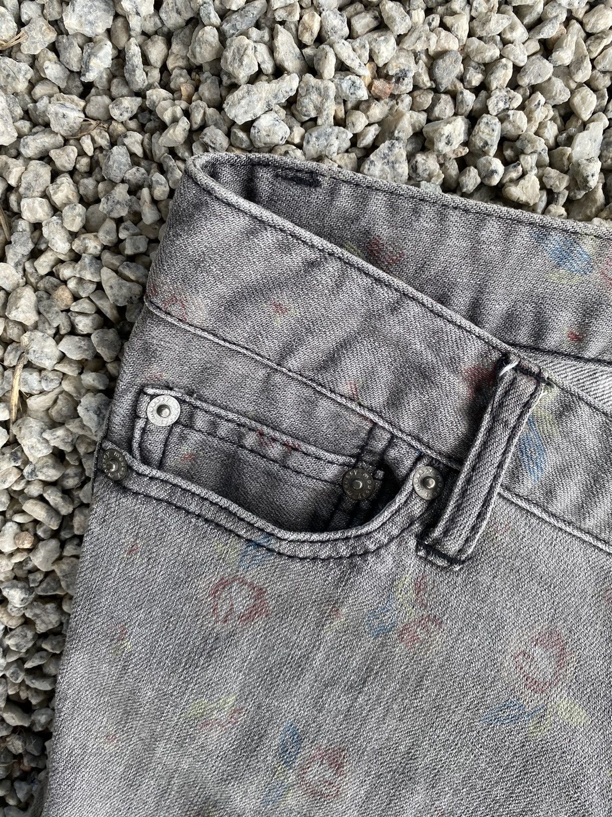 MOUSSY Moussy Jeans Overprint Size 30" / US 8 / IT 44 - 6 Thumbnail