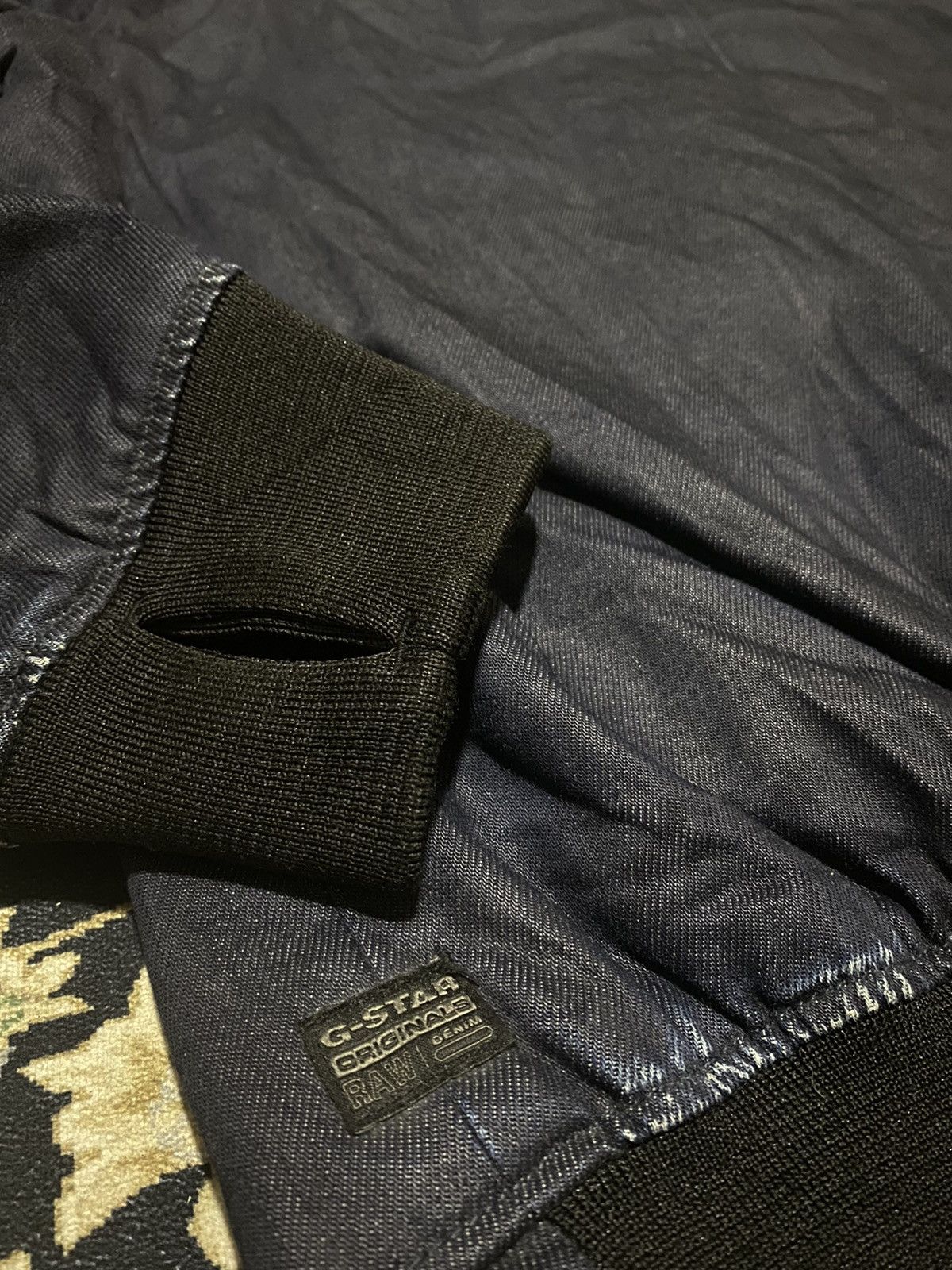 G-Star × Pharrell G ⭐️ Raw x Pharrell Gorpcore Indigo Flight Biker Jacket Size US L / EU 52-54 / 3 - 10 Thumbnail