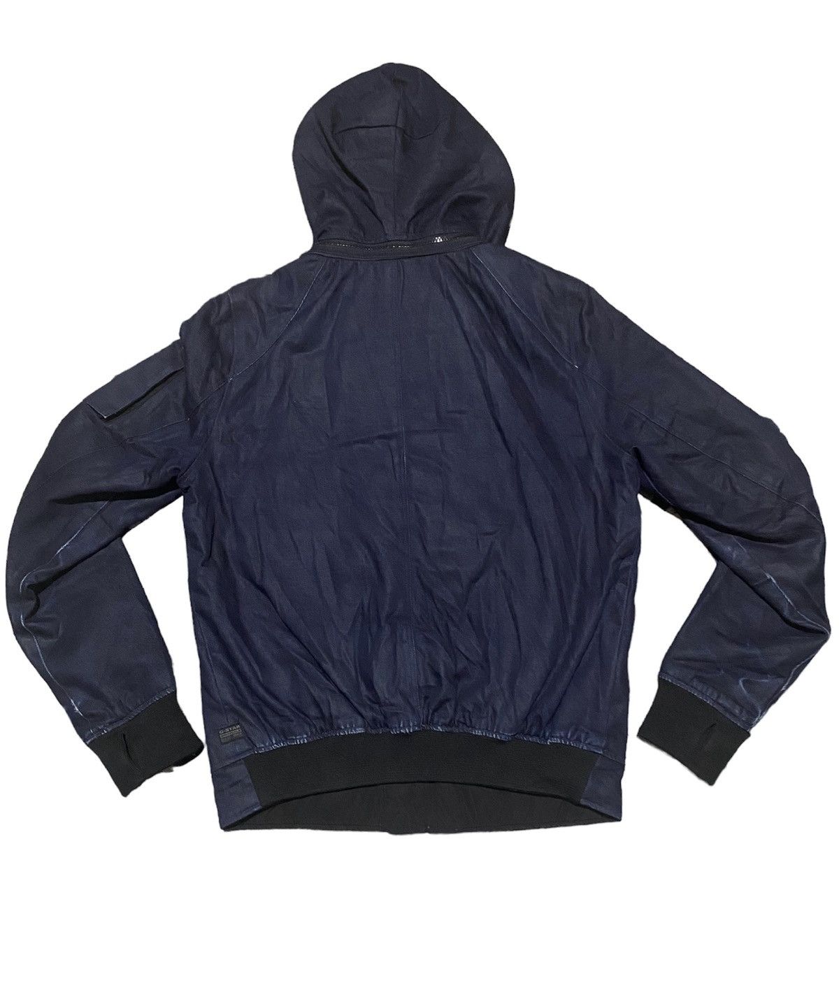 G-Star × Pharrell G ⭐️ Raw x Pharrell Gorpcore Indigo Flight Biker Jacket Size US L / EU 52-54 / 3 - 7 Thumbnail