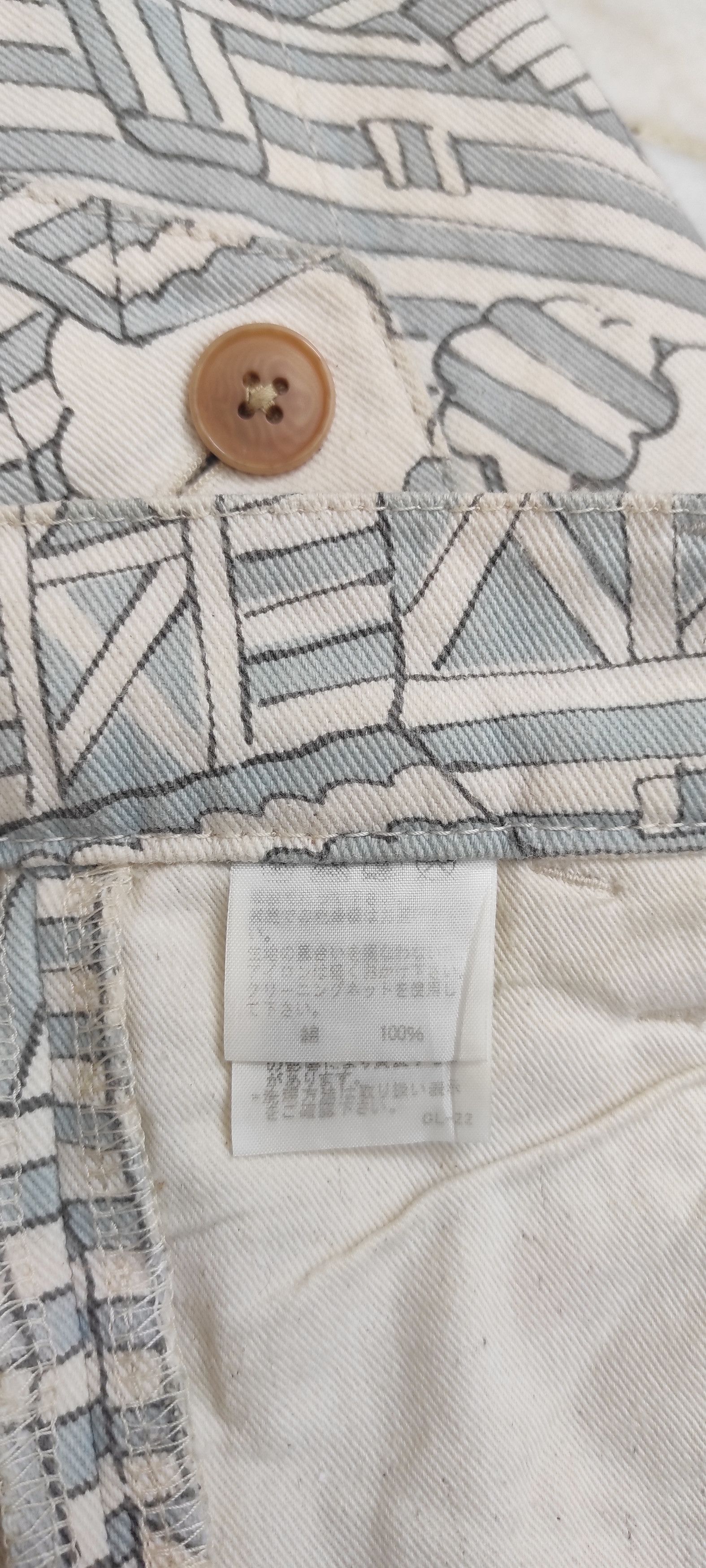 Ne-Net NE Net pocket cargo abstract print with ankle button pants Size US 30 / EU 46 - 4 Thumbnail