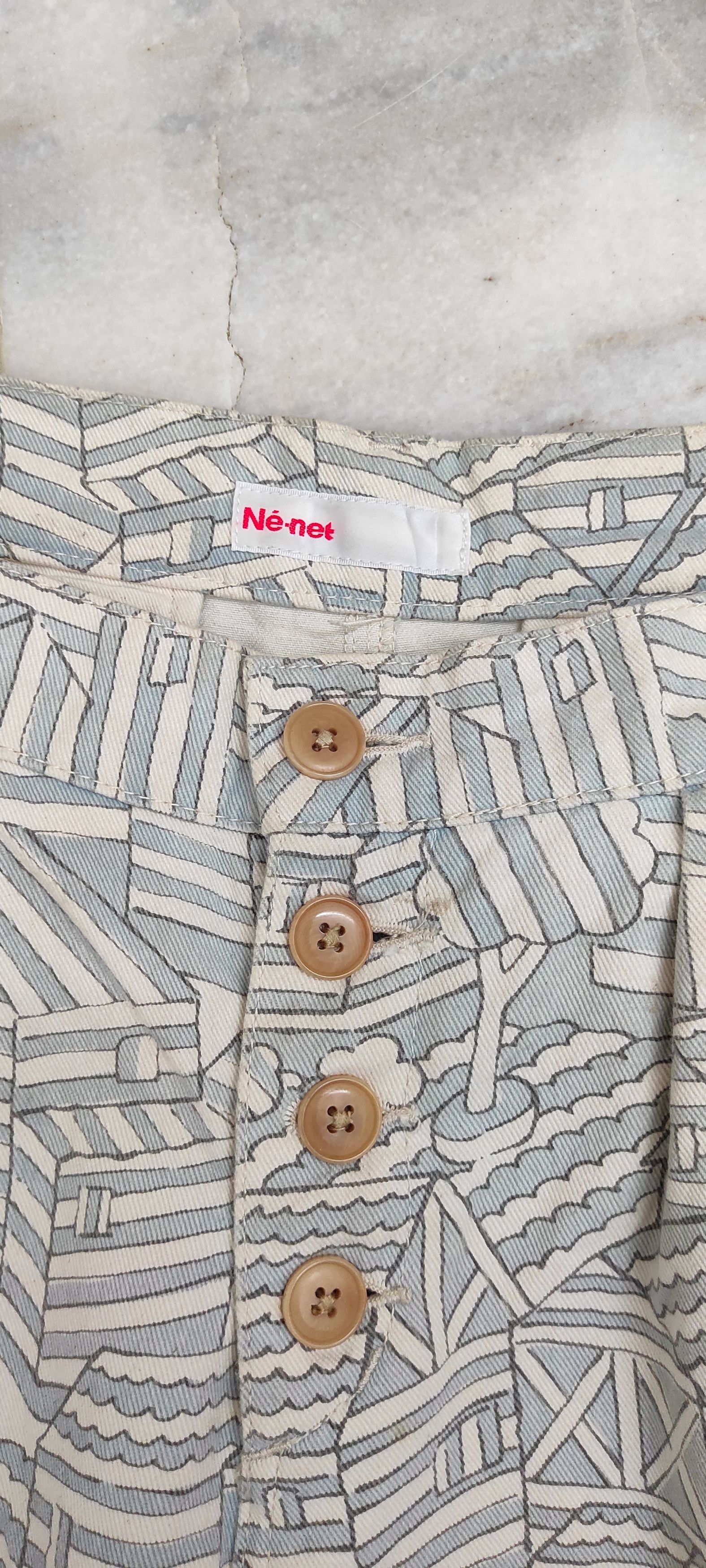Ne-Net NE Net pocket cargo abstract print with ankle button pants Size US 30 / EU 46 - 3 Thumbnail