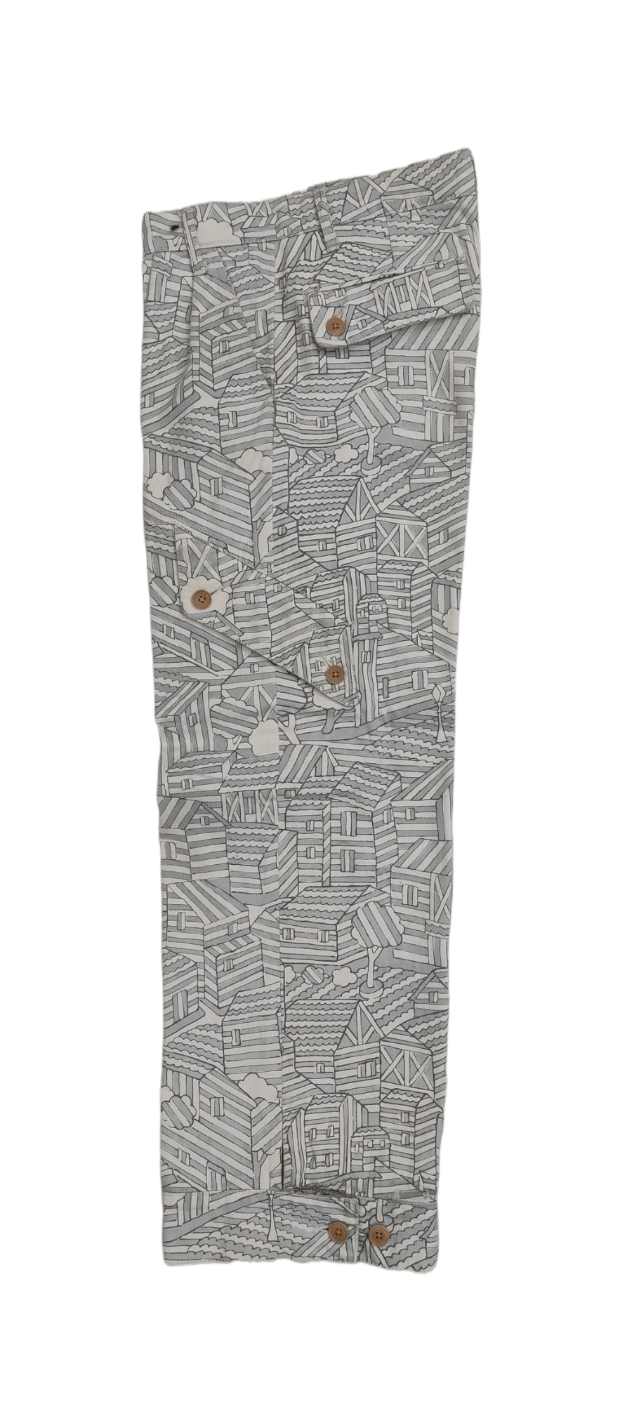 Ne-Net NE Net pocket cargo abstract print with ankle button pants Size US 30 / EU 46 - 13 Thumbnail