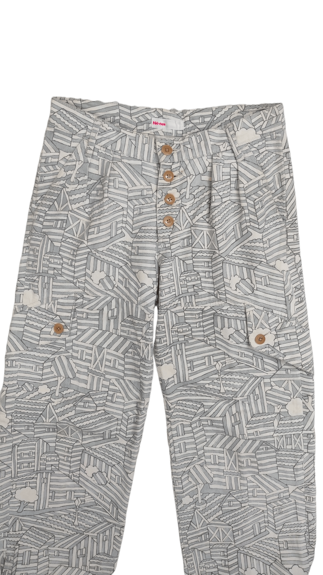 Ne-Net NE Net pocket cargo abstract print with ankle button pants Size US 30 / EU 46 - 7 Thumbnail