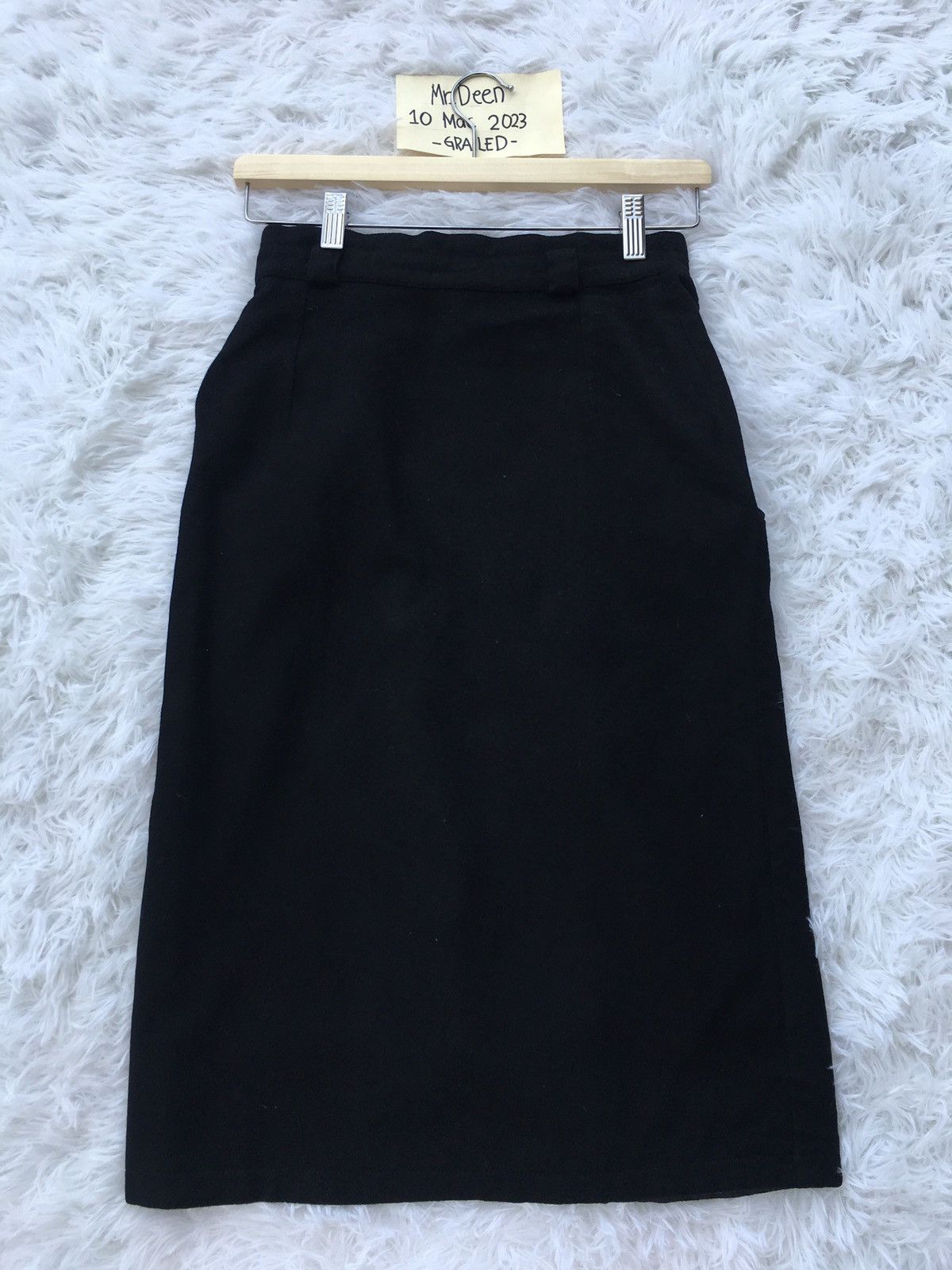 Rare Vintage 90s Gianni Versace Corduroy Midi Skirt