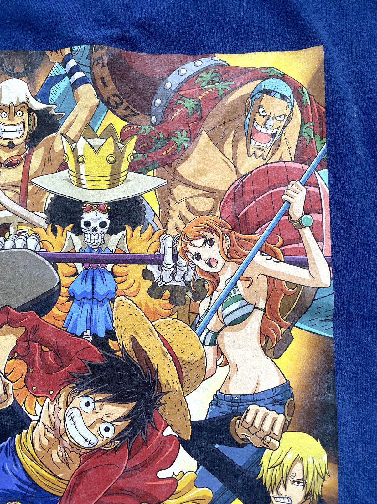 Japanese Brand One Piece Anime T Shirt Vintage Style Anima Size US M / EU 48-50 / 2 - 10 Thumbnail