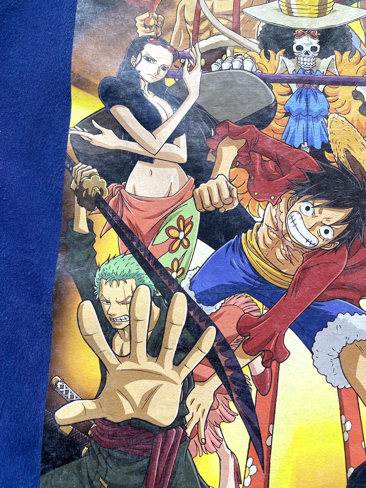 Japanese Brand One Piece Anime T Shirt Vintage Style Anima Size US M / EU 48-50 / 2 - 11 Thumbnail