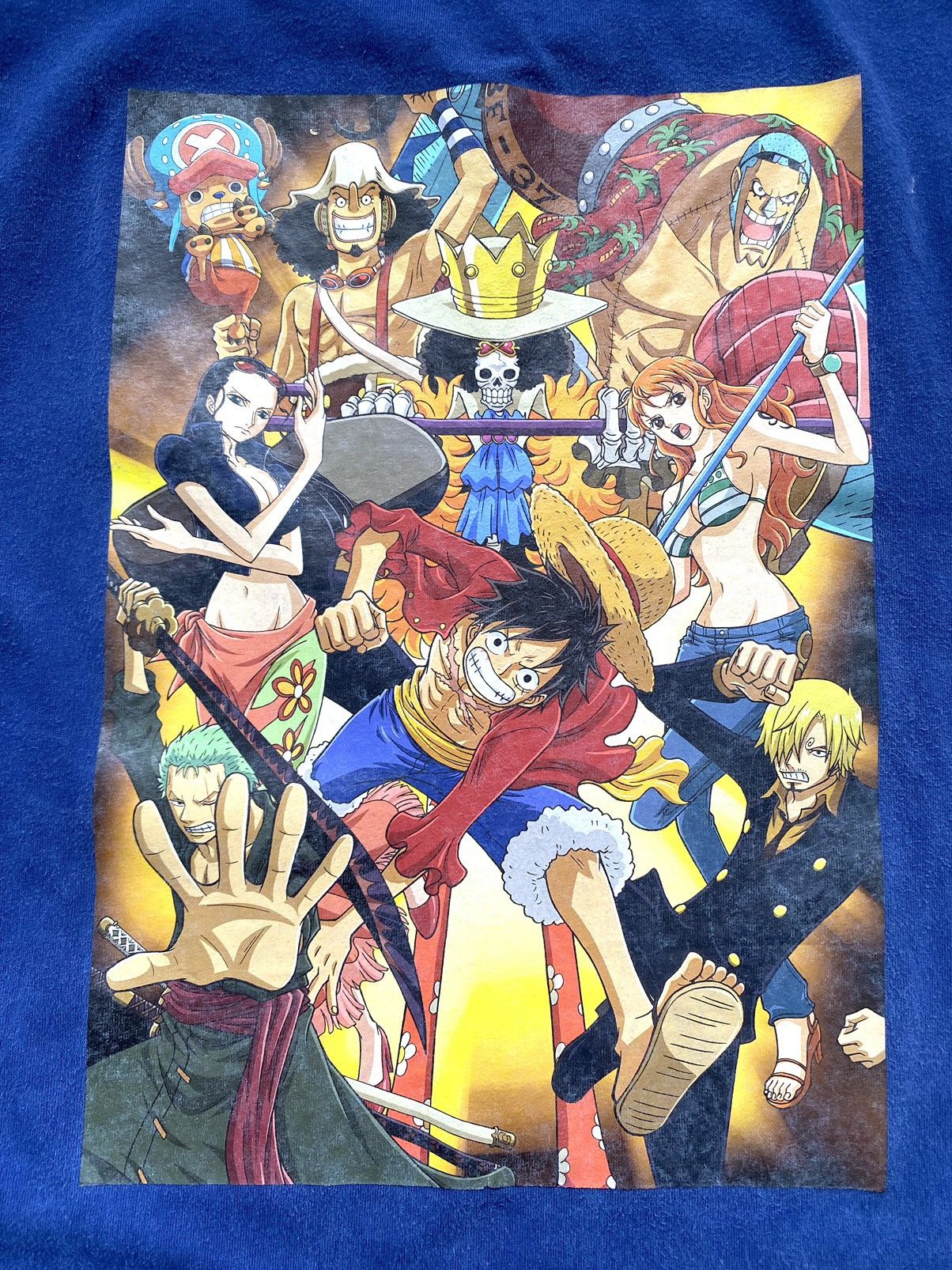Japanese Brand One Piece Anime T Shirt Vintage Style Anima Size US M / EU 48-50 / 2 - 8 Thumbnail