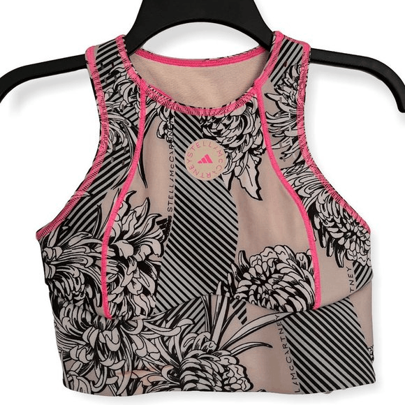 Stella McCartney Adidas Floral Print Crop Top / NWT