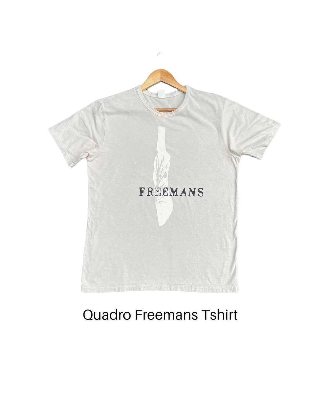 Designer × Freeman × Japanese Brand Quadro Freemans Tshirt Size US M / EU 48-50 / 2 - 1 Thumbnail