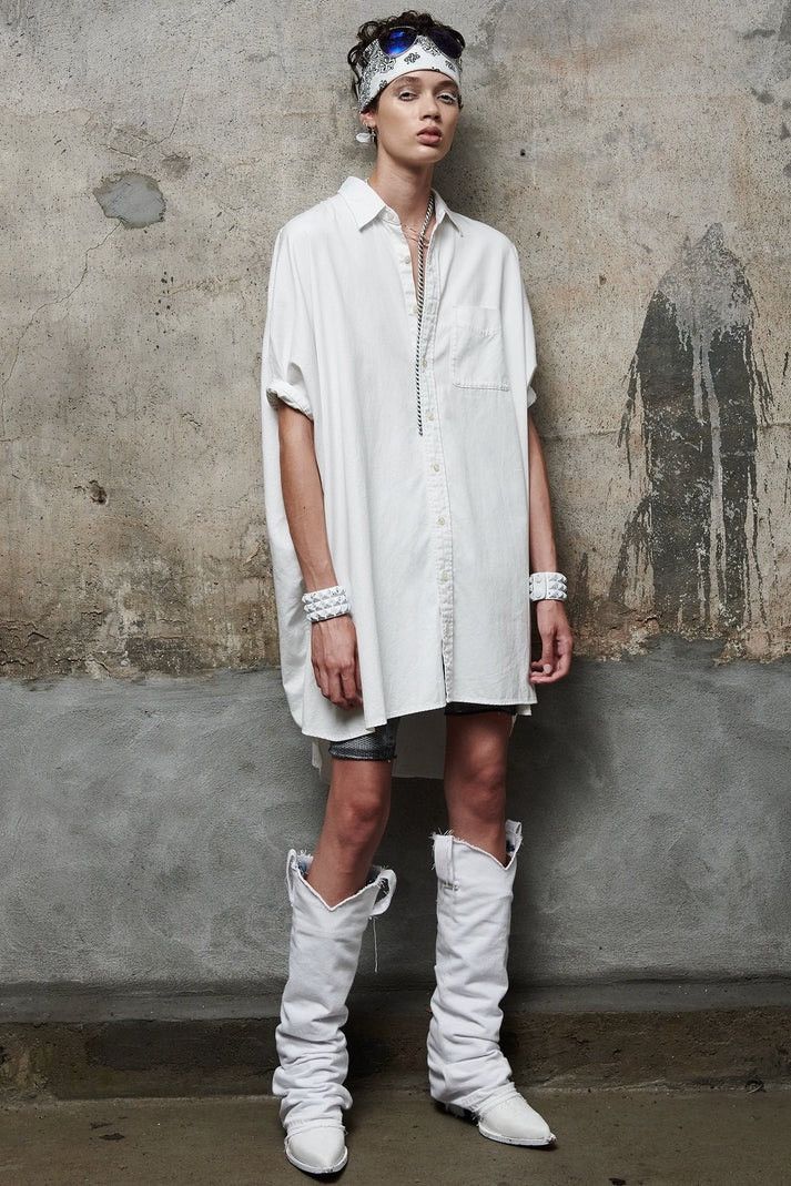 Boxy button up dress. Small